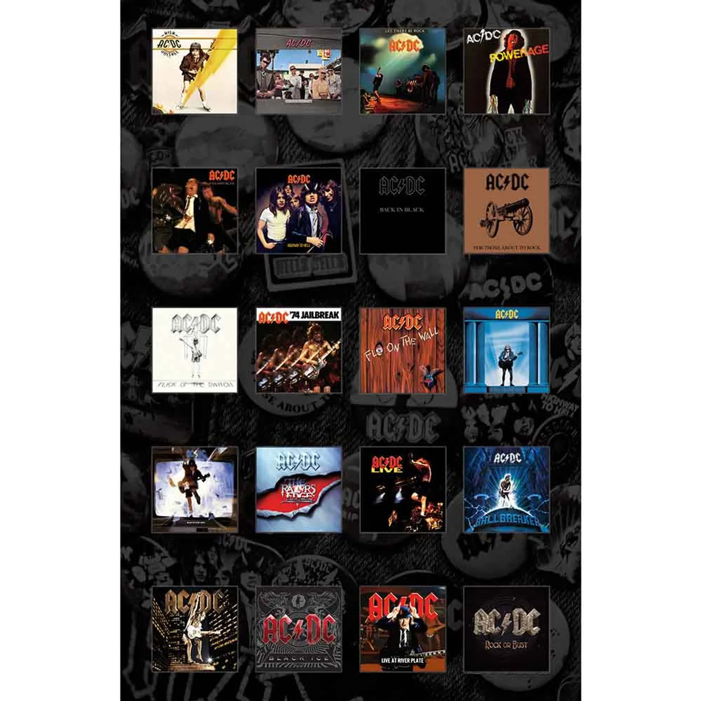 AC/DC Posters - Textile - Albums