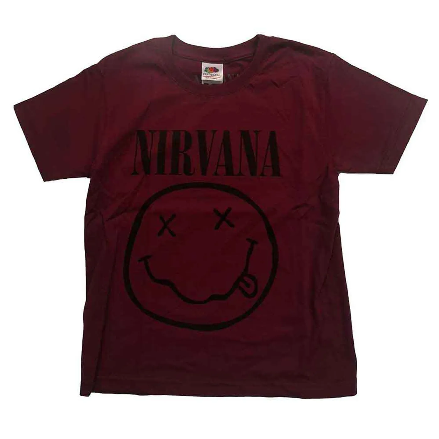 Nirvana Children's T Shirt - Grey Happy Face