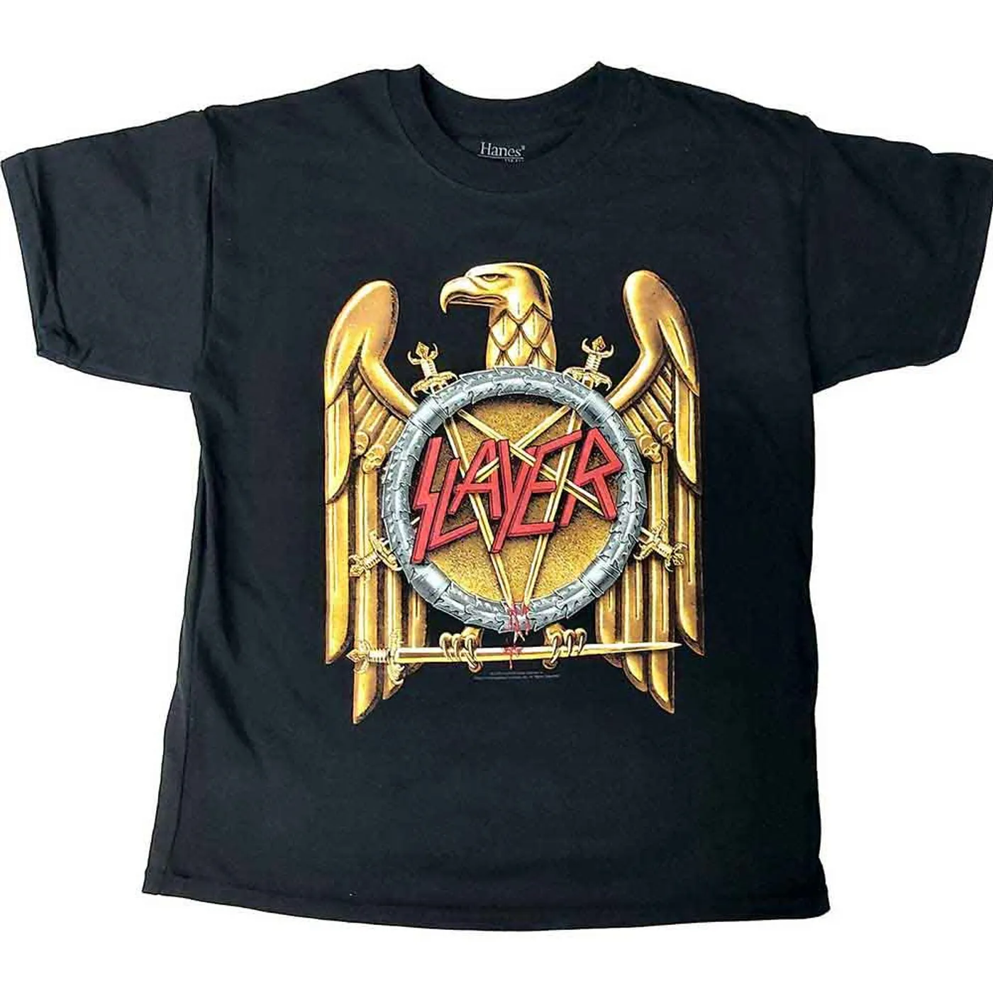 Slayer Children's T Shirt - Gold Eagle