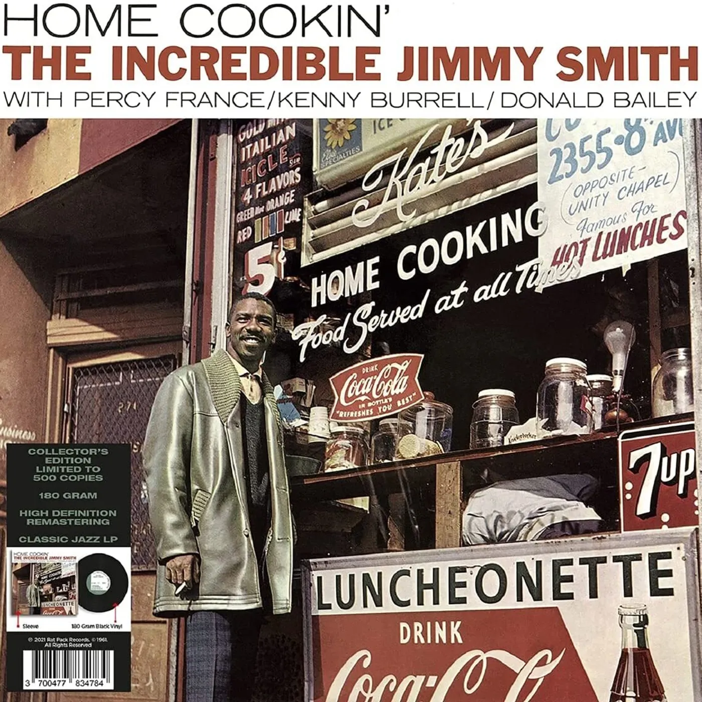 Incredible Jimmy Smith LP - Home Cookin' (Vinyl)