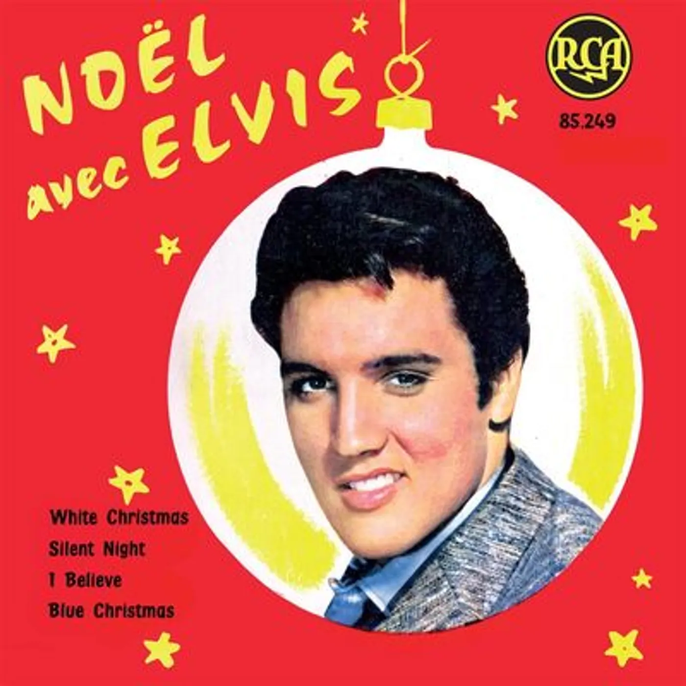 Elvis Presley LP - Ep Etranger No. 12 - Noel Avec Elvis (France) (Translucent Vinyl)