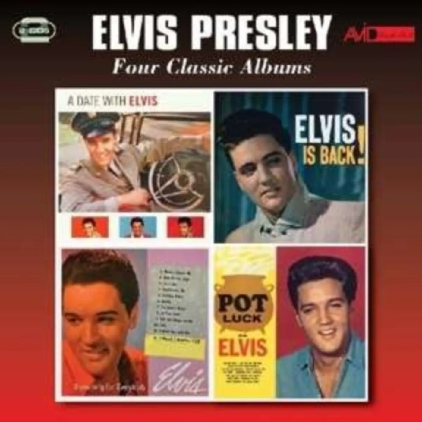 Elvis Presley CD - Four Classic Albums (A Date With Elvis / Elvis Is Back / Something For Everyone / Pot Luck)