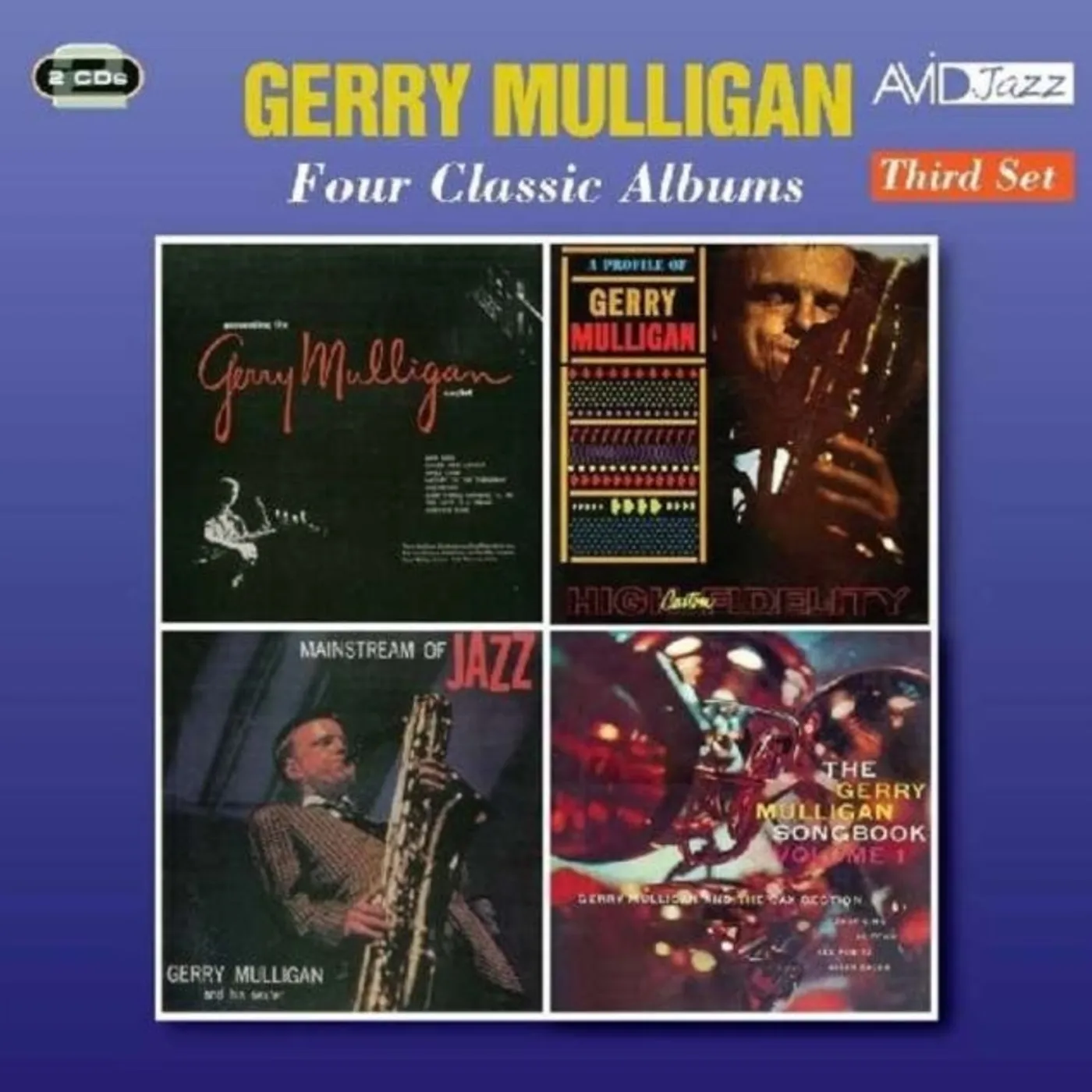 Gerry Mulligan CD - Four Classic Albums (Presenting The Gerry Mulligan Sextet / A Profile Of Gerry Mulligan / Mainstream Of Jazz / The Gerry Mulligan Songbook)