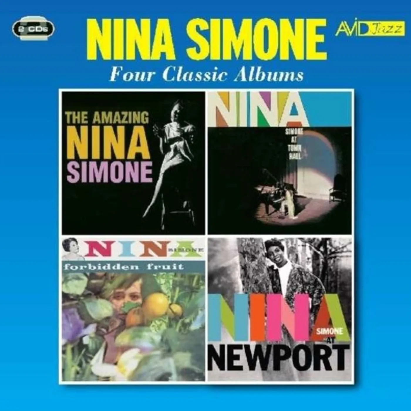 Nina Simone CD - Four Classic Albums (The Amazing Nina Simone / Nina Simone At Town Hall / Forbidden Fruit / Nina Simone At Newport)