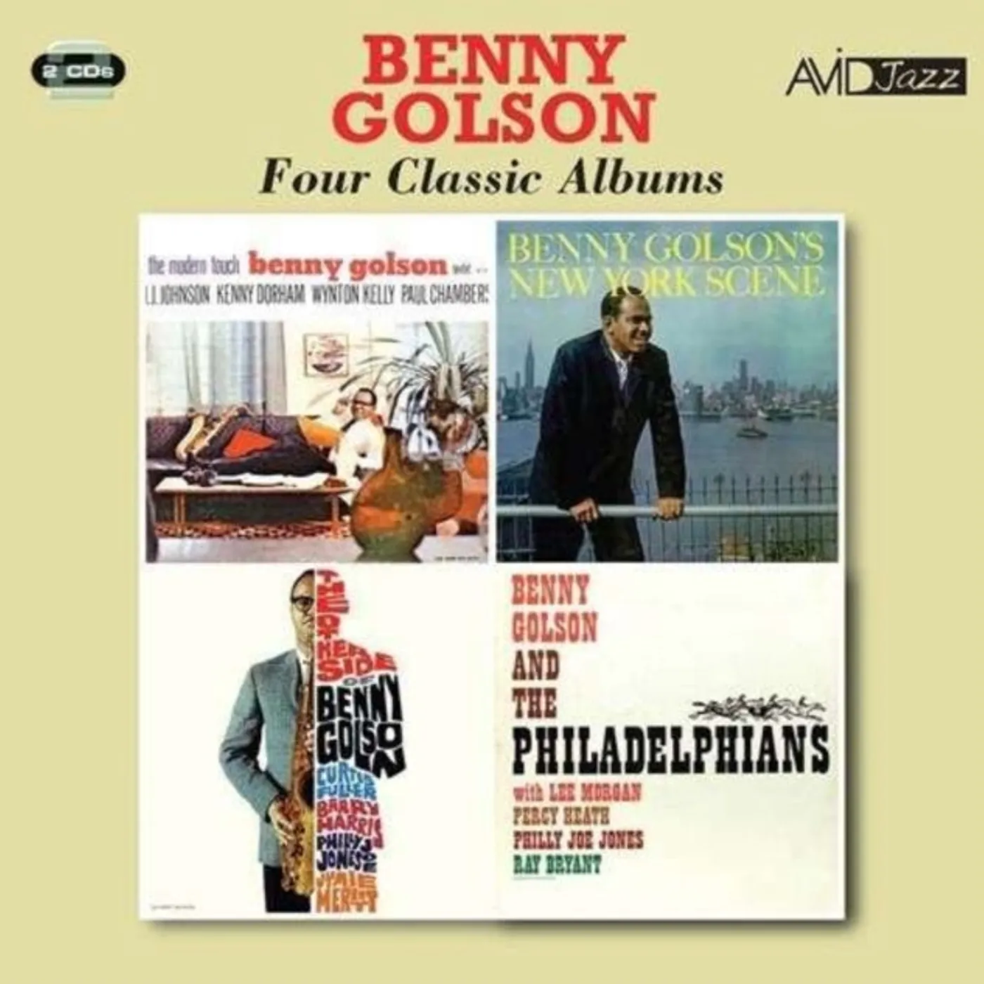 Benny Golson CD - Four Classic Albums (The Modern Touch / Benny Golson's New York Scene / The Other Side Of Benny Golson / And The PhiladeLP Vinyl Recordhians)