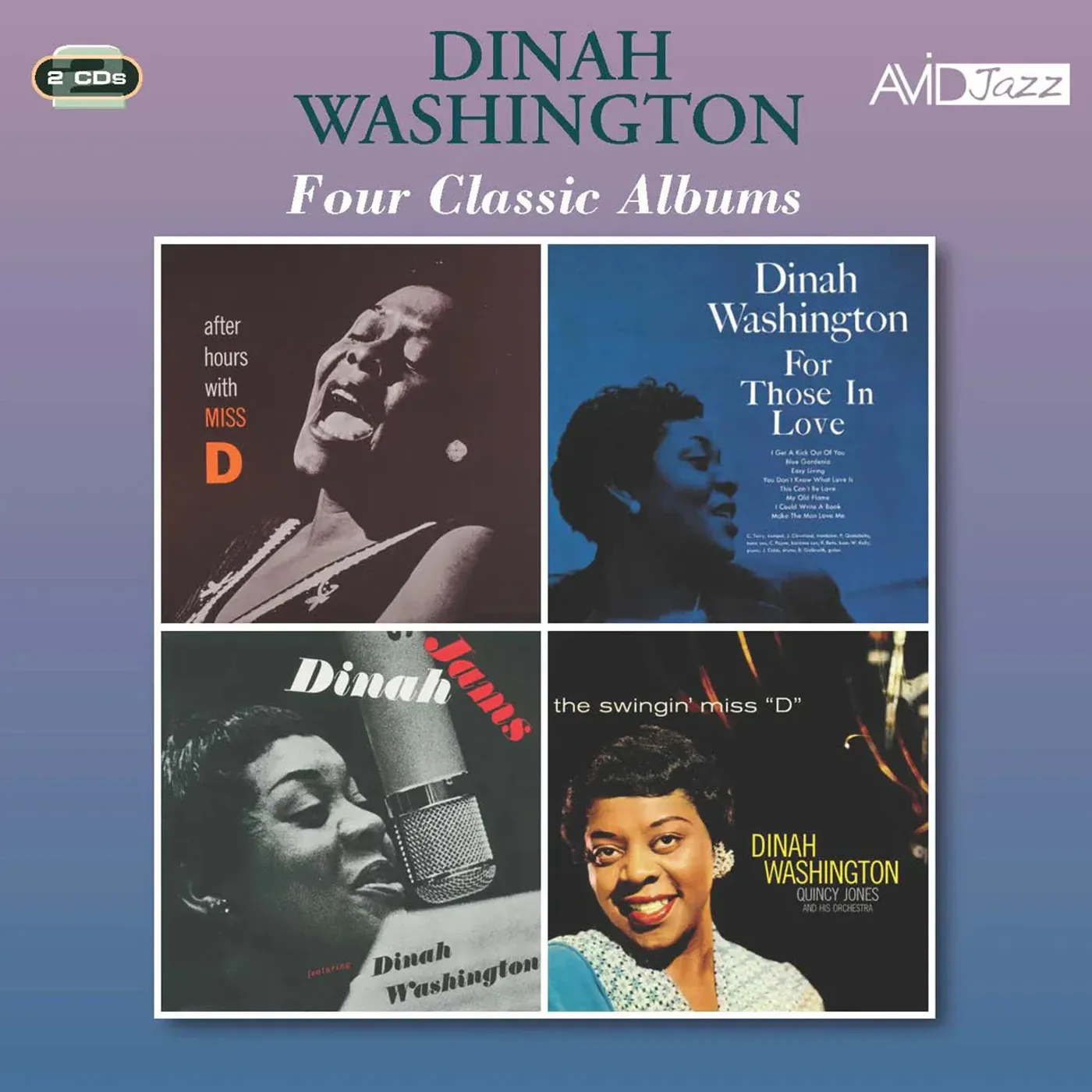 Dinah Washington CD - Four Classic Albums