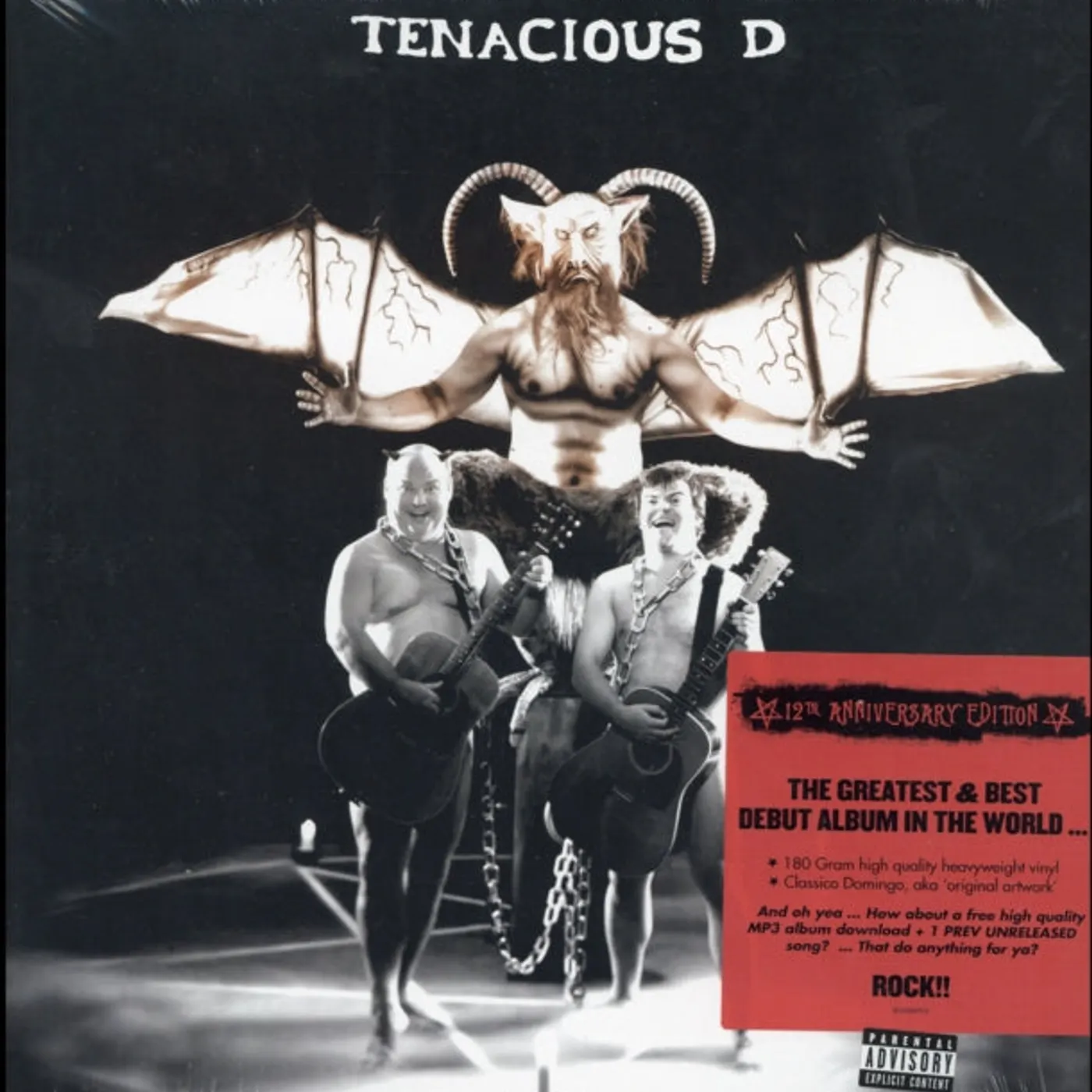 Tenacious D LP Vinyl Record - Tenacious D (12 th Anniversary Edition / Pa / 2LP Vinyl Record / 18 0g / Dl Card / Gatefold)