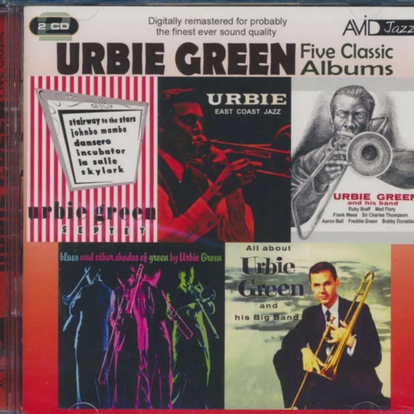 Urbie Green CD - Five Classic Albums (All About Urbie Green / Blues And Other Shades Of Green / Urbie Green And His Band / Urbie Green Septet / Urbie: East Coast Jazz)