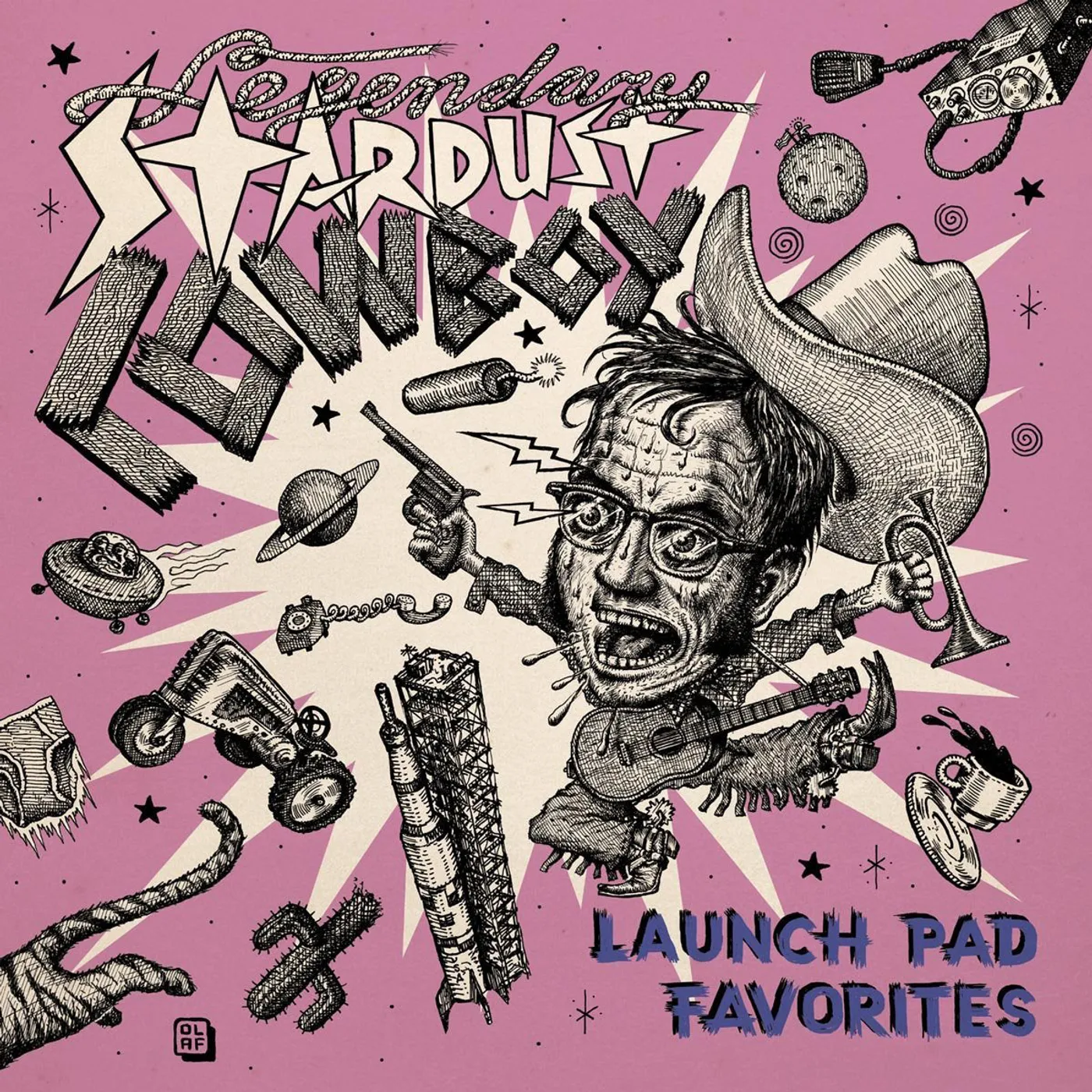 The Legendary Stardust Cowboy LP - Launch Pad Favorites (Vinyl)