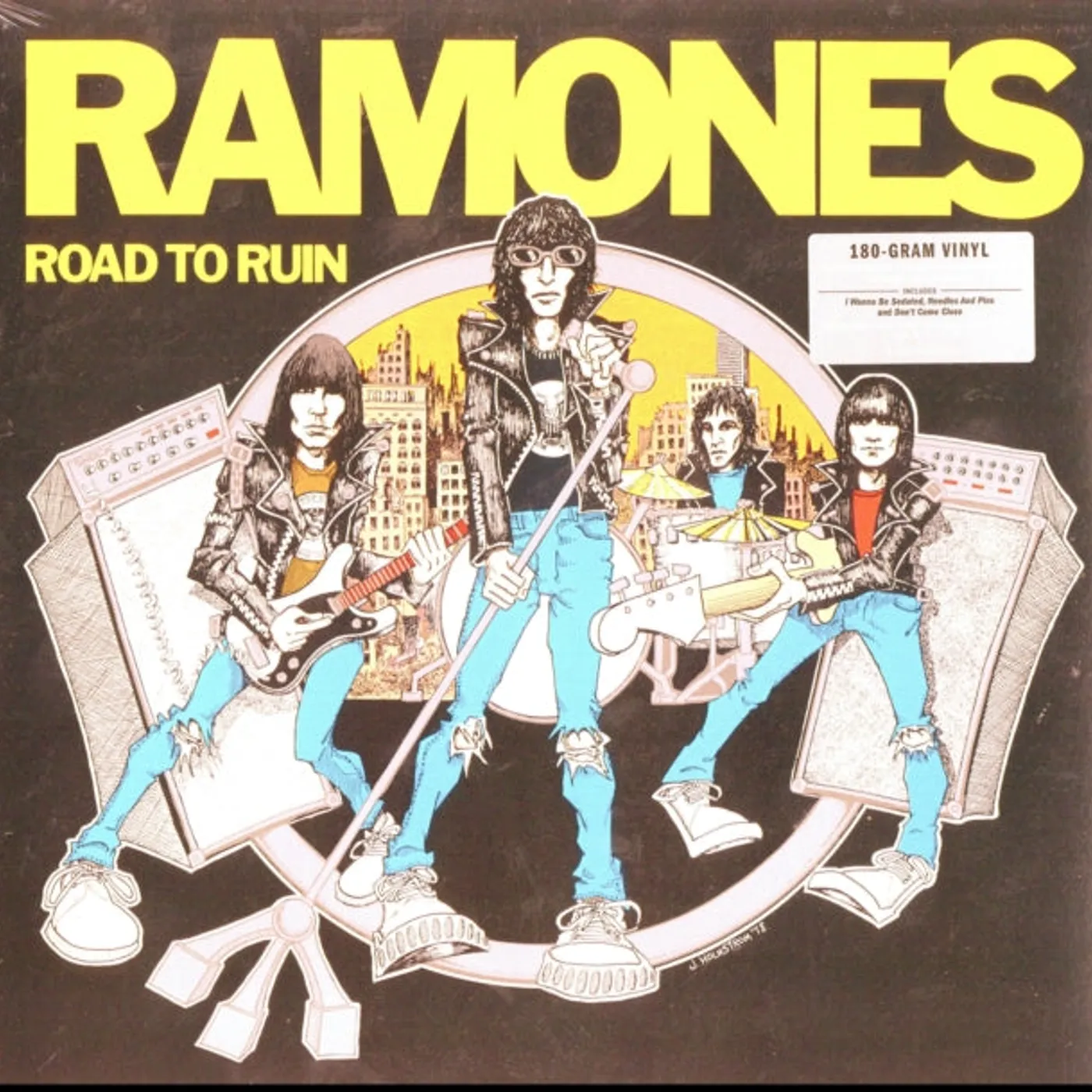 Ramones LP Vinyl Record - Road To Ruin