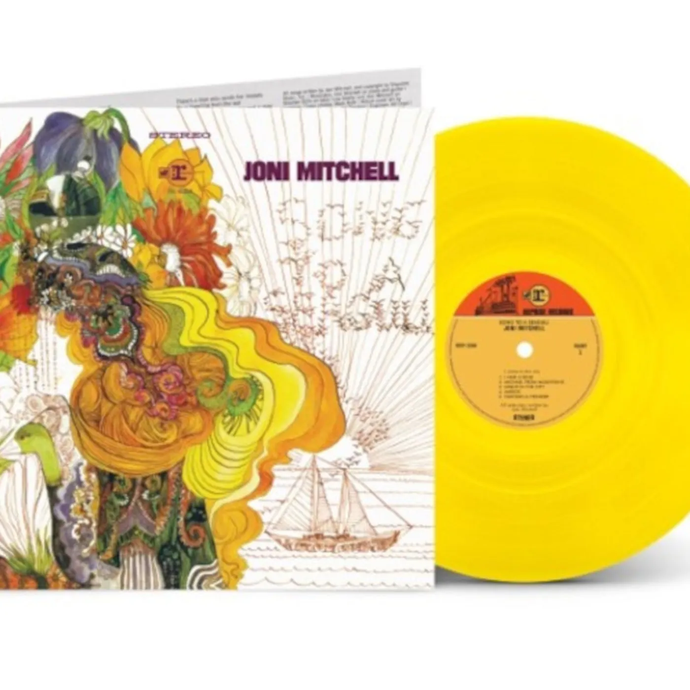 Joni Mitchell LP - Song To A Seagull (Transparent Yellow Vinyl)