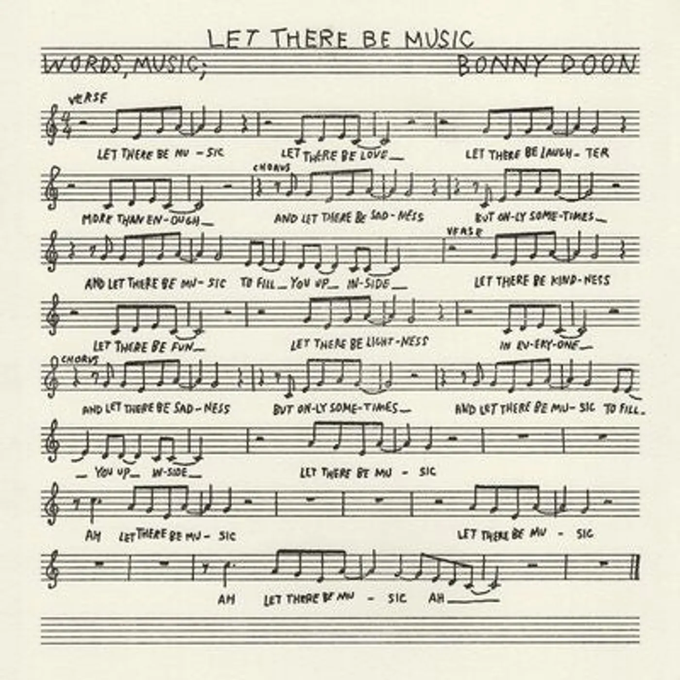 Bonny Doon LP - Let There Be Music (Vinyl)
