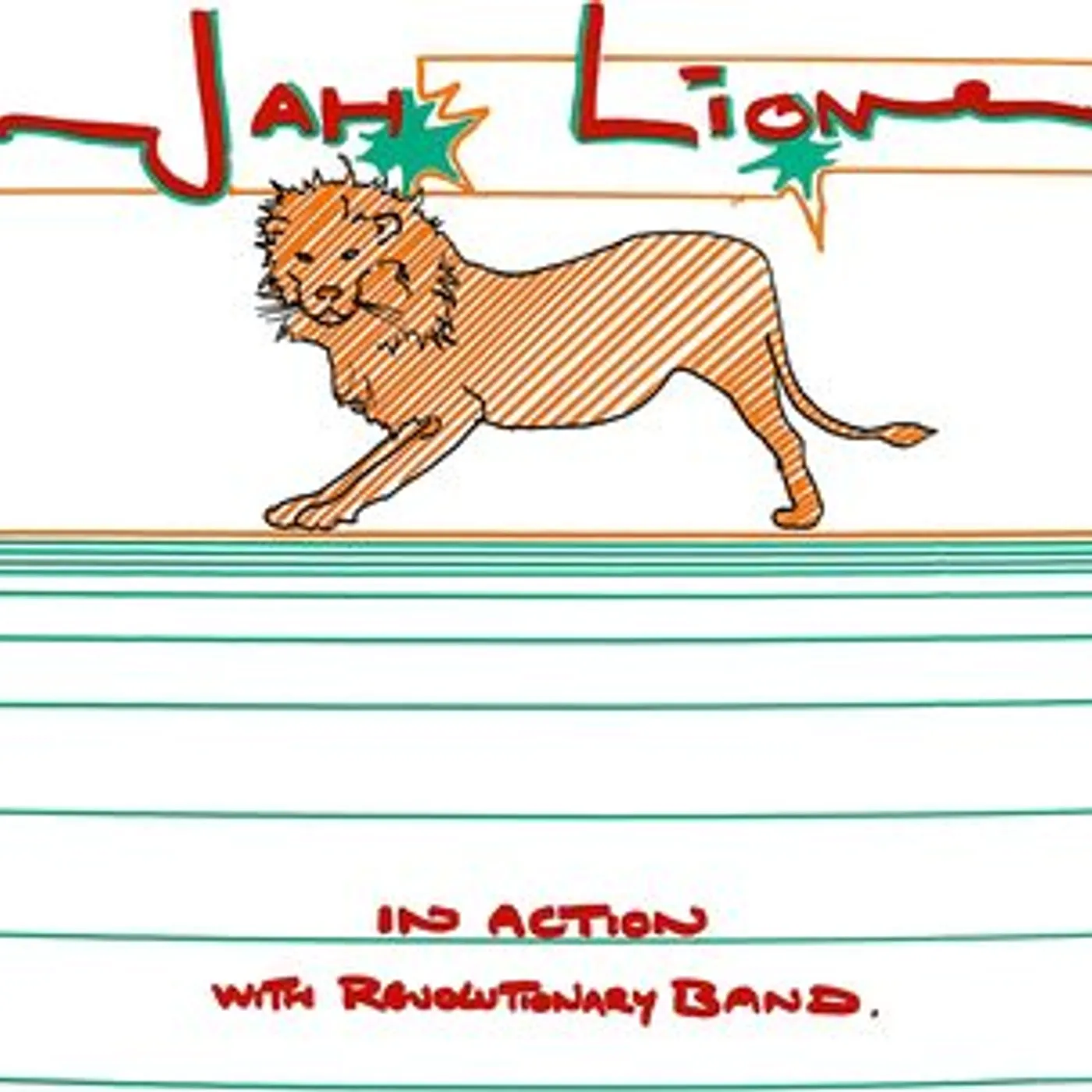 Jah Lion LP - In Action With The Revolutiona (Vinyl)