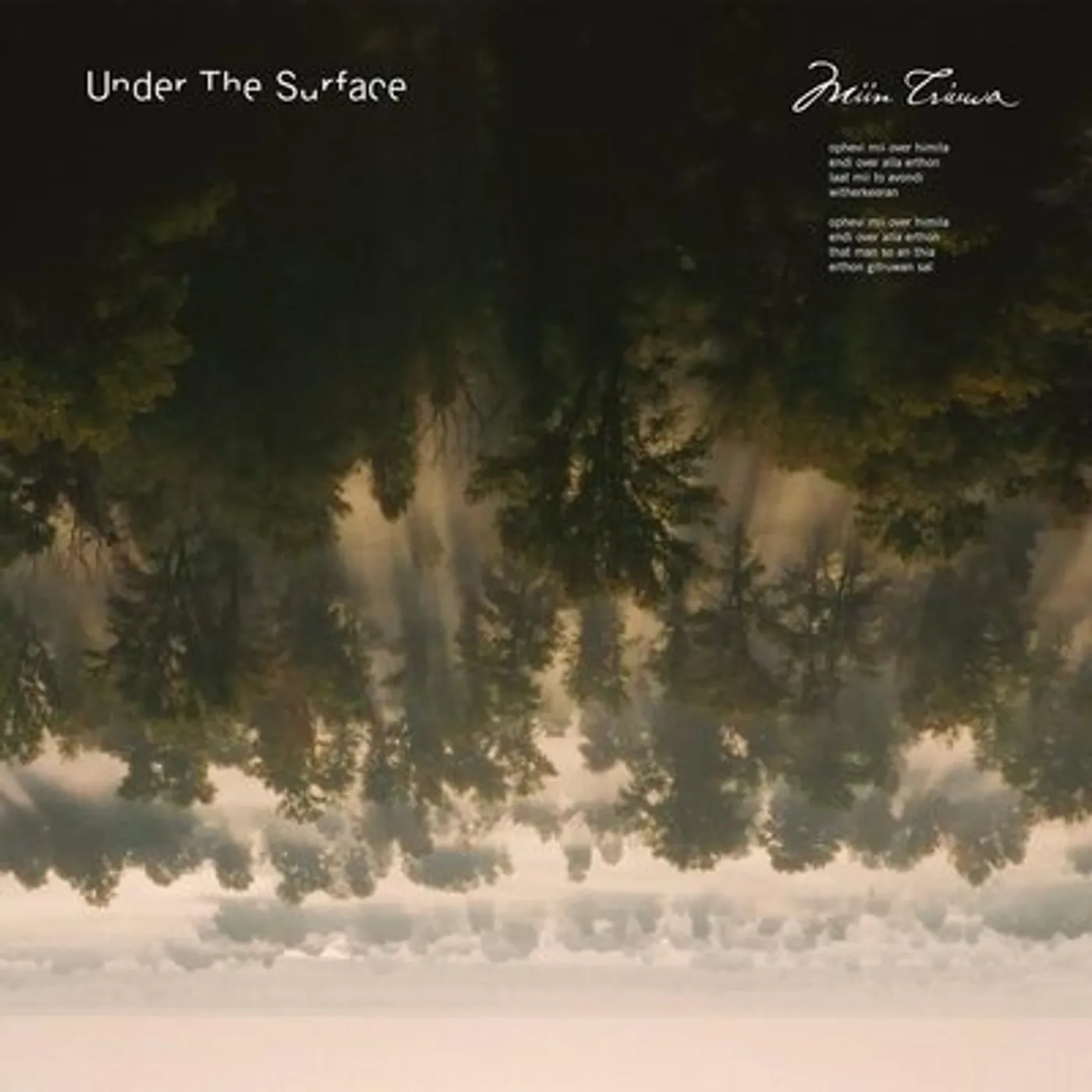 Under The Surface LP - Miin Triuwa (Vinyl)