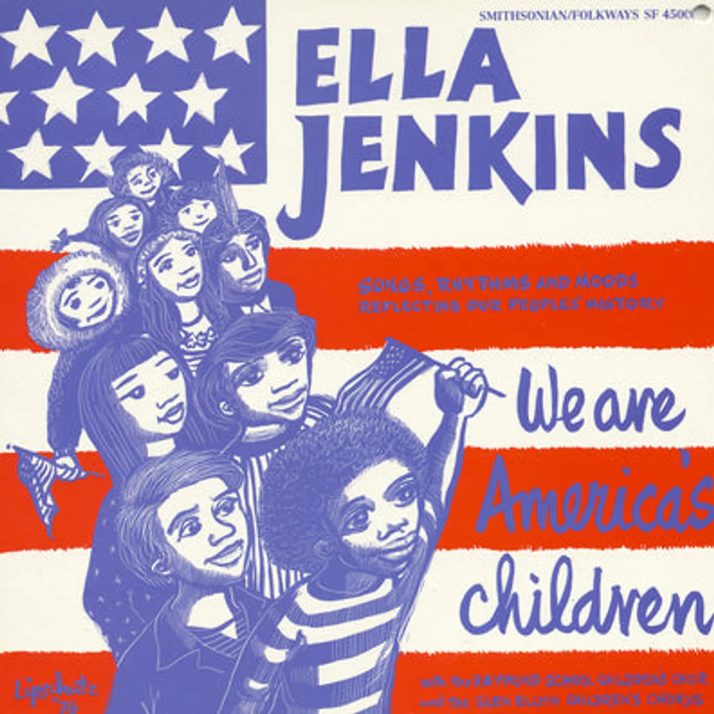 Ella Jenkins LP - We Are Americas Children (Vinyl)