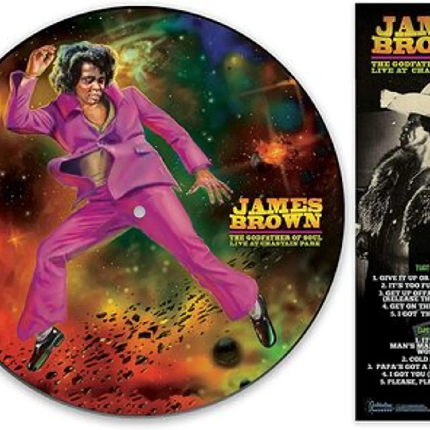 James Brown LP - Godfather Of Soul Live At Chas (Vinyl)