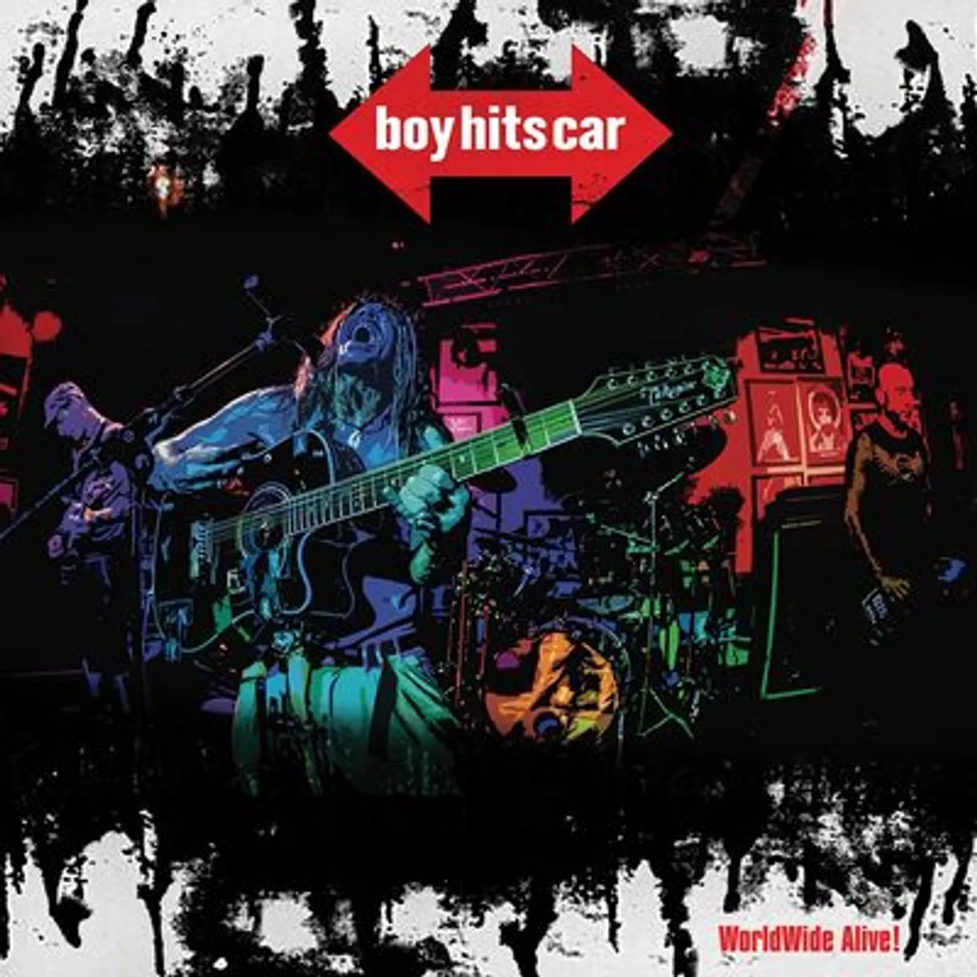 Boy Hits Car LP - Worldwide Alive (Red Vinyl)