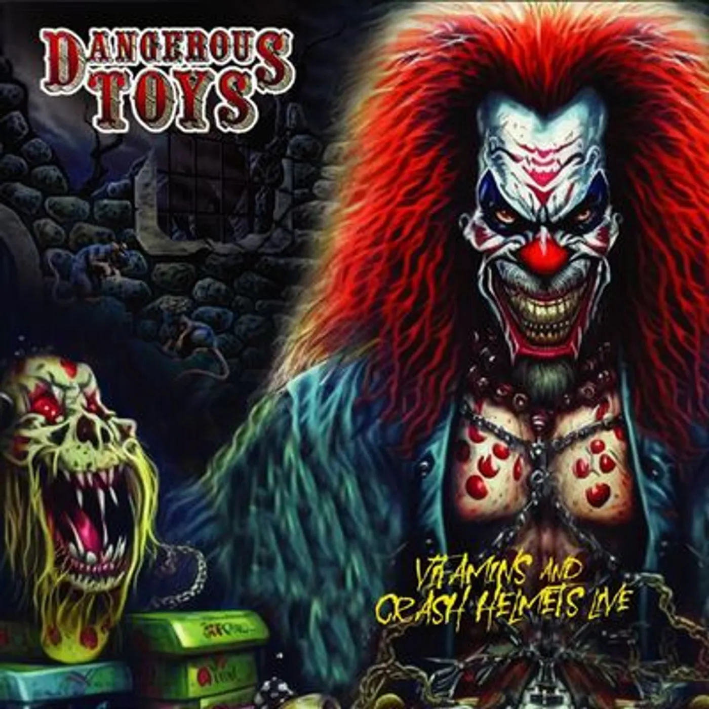 Dangerous Toys LP - Vitamins & Crash Helmets Live (Vinyl)