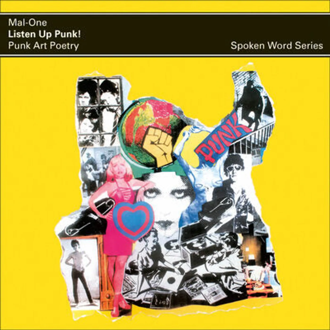 Mal-One LP - Listen Up Punk! Punk Art Poetr (Vinyl)