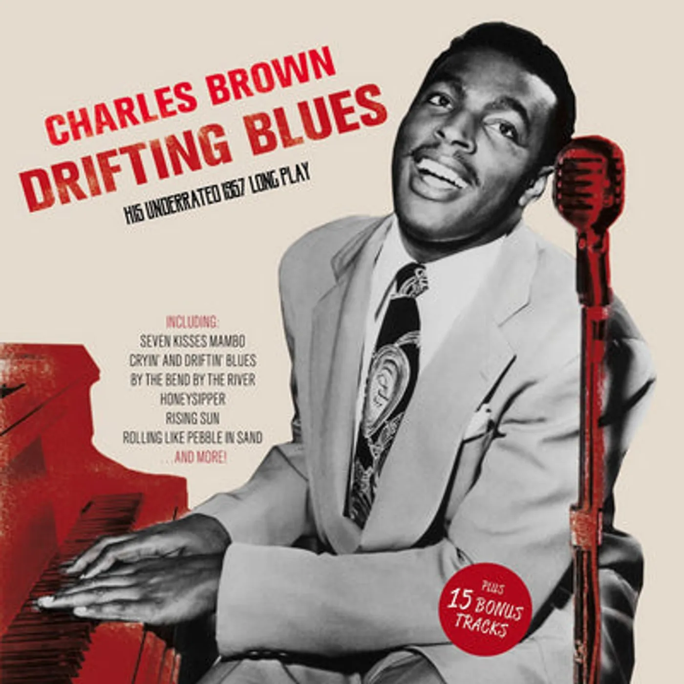 Charles Brown LP - Drifting Blues & 2 Bonus Track (Vinyl)