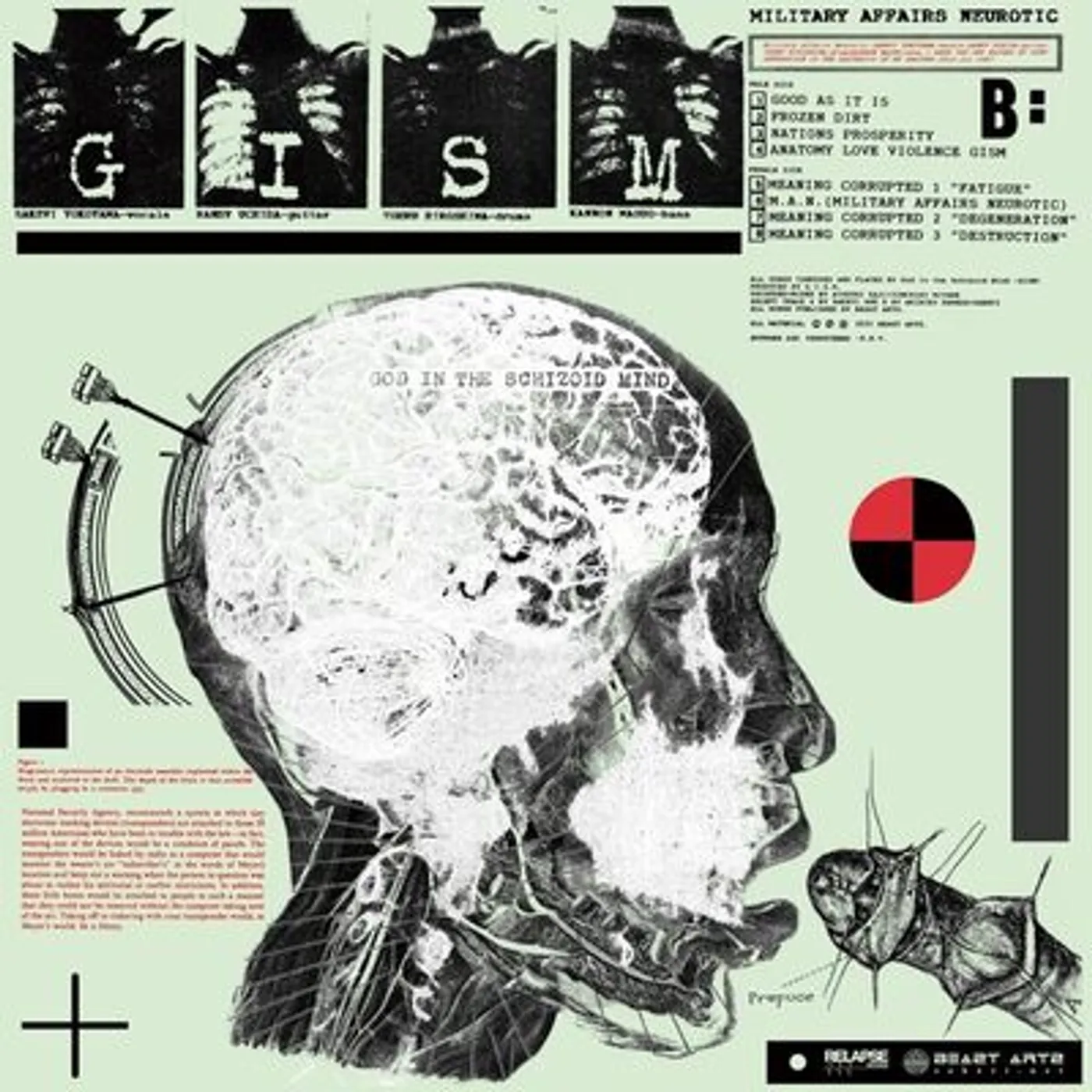 G.I.S.M. LP - Military Affairs Neurotic (Rei (Vinyl)