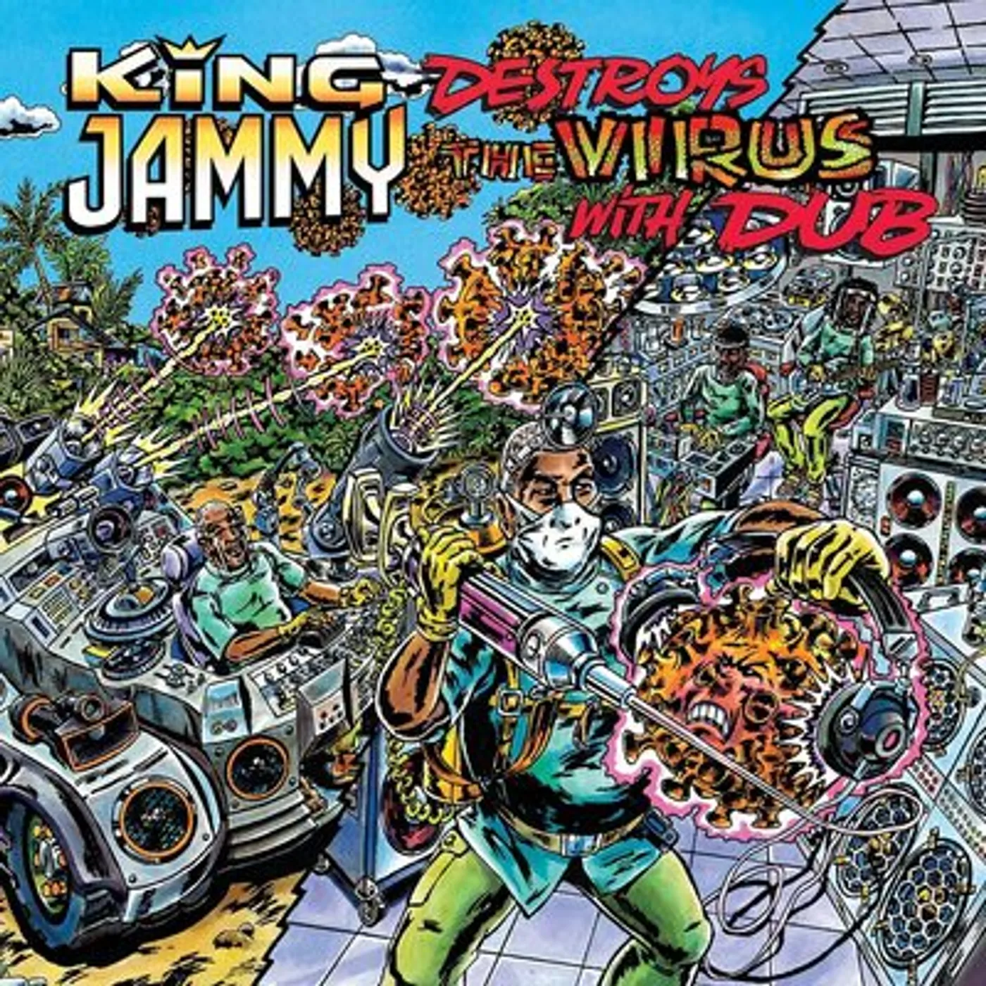 King Jammy LP - Destroys The Virus With Dub (Vinyl)