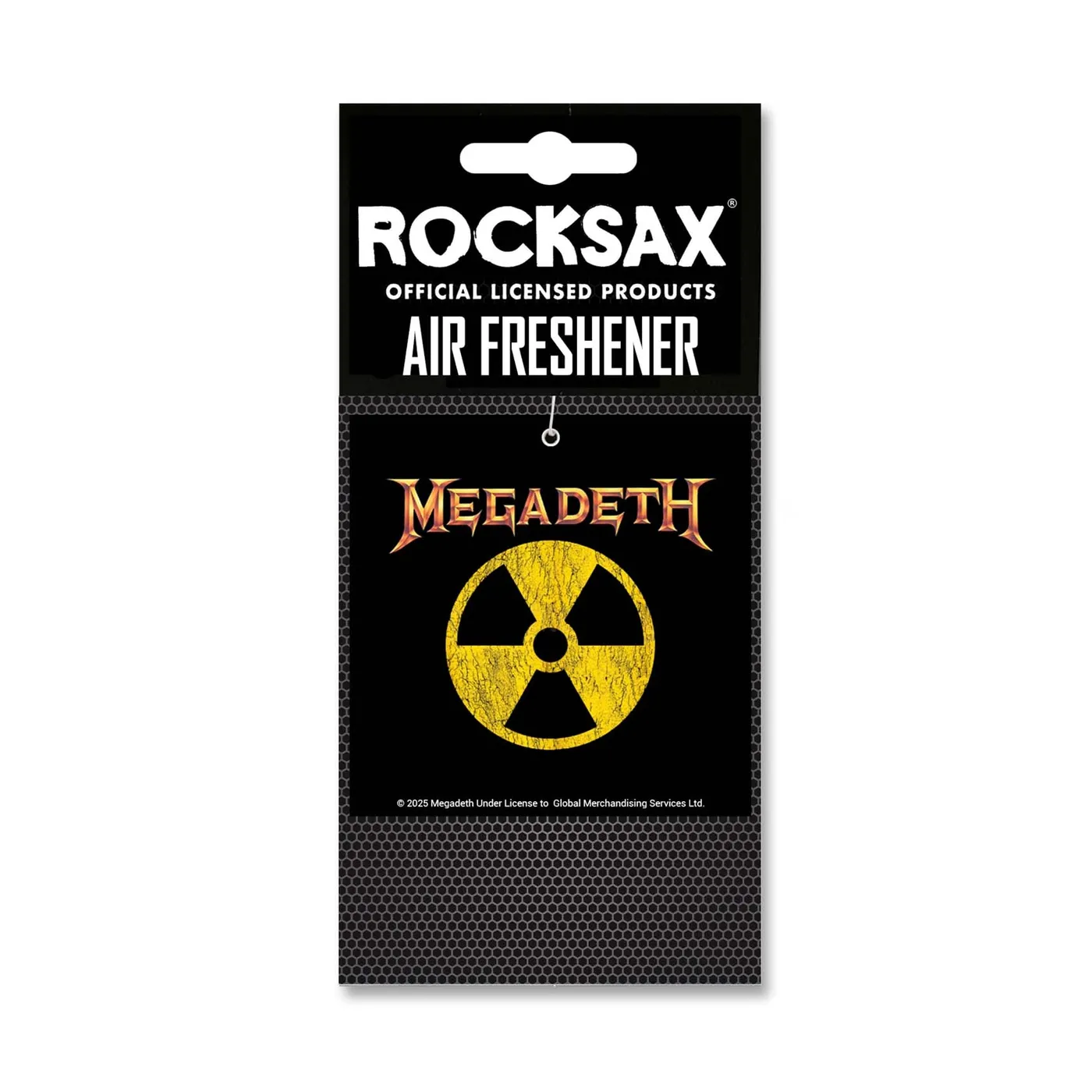 Rocksax  Megadeth Air Freshener  - Logo