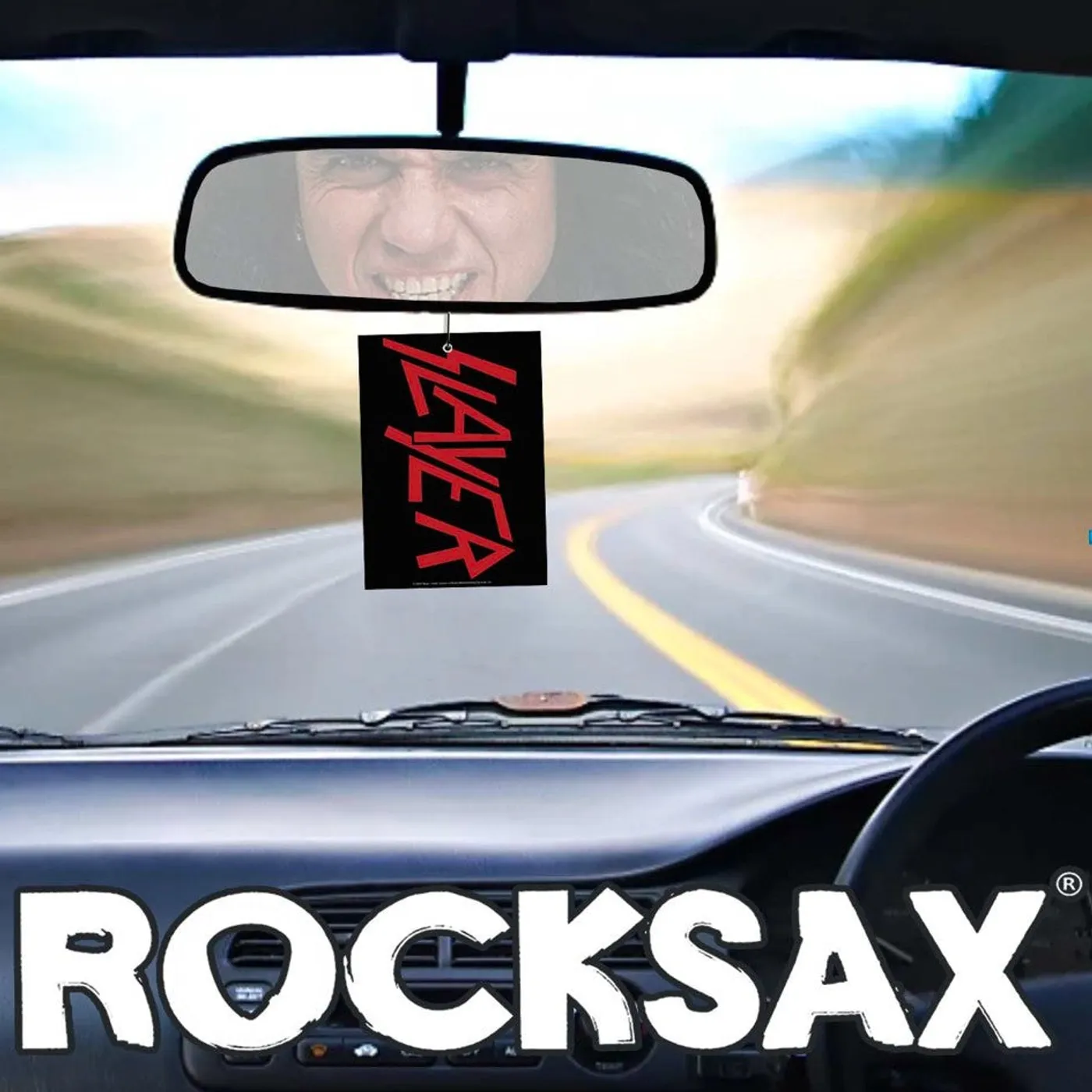 Rocksax Slayer Air Freshener  - Logo