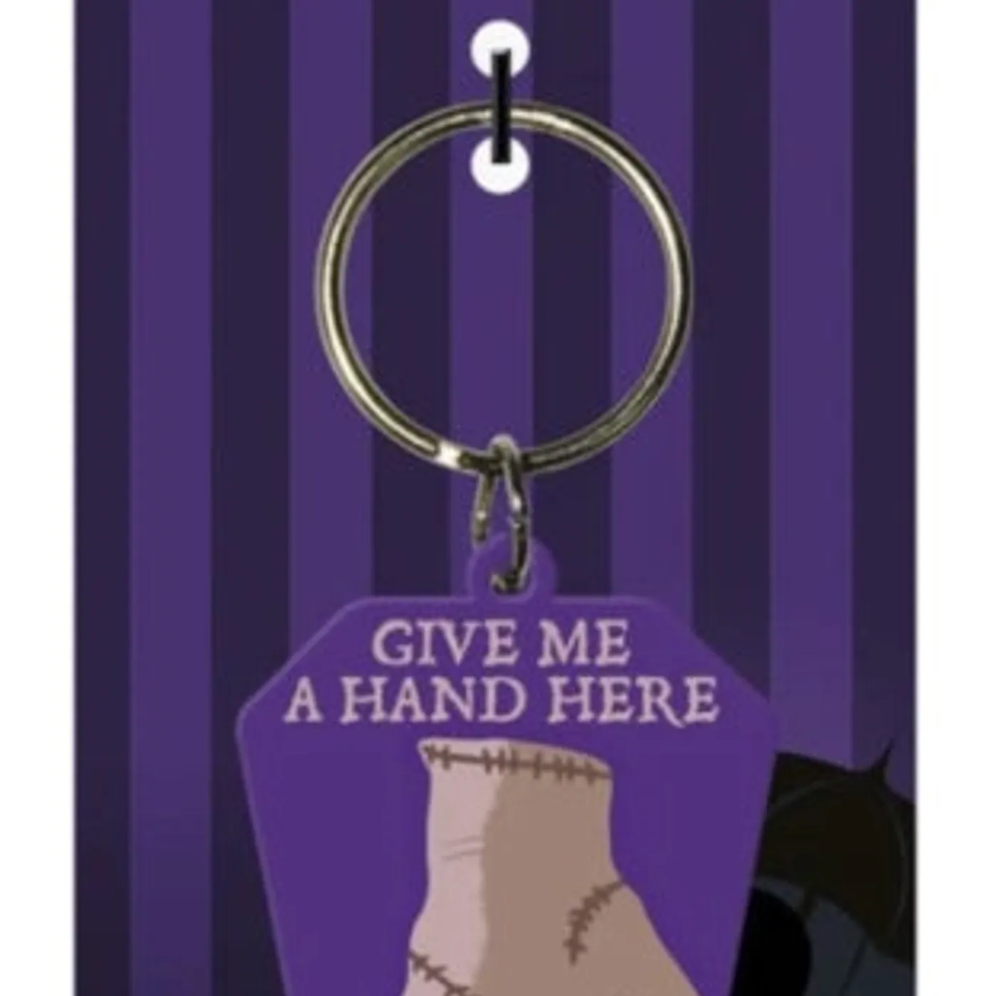 Wednesday Keyring - Wednesday (Give Me A Hand) Rubber Keychain