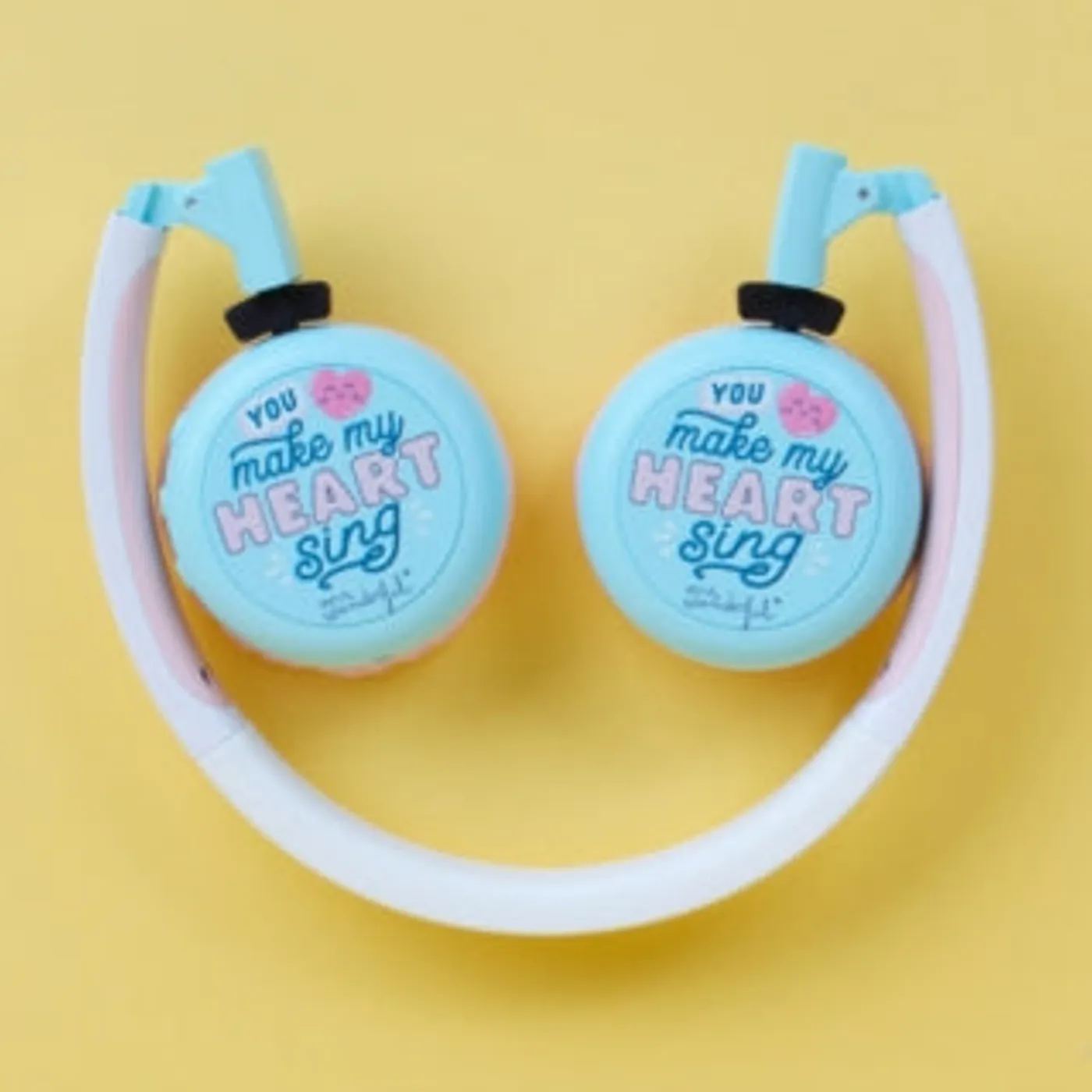 Mr. Wonderful Headphones - Headphones Bubble Wd Heart