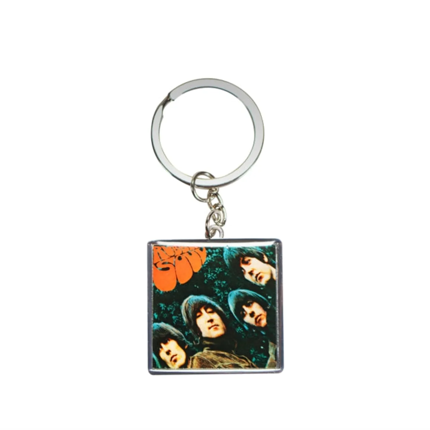 Beatles Keyring Metal - Keyring Metal - The Beatles - Rubber Soul