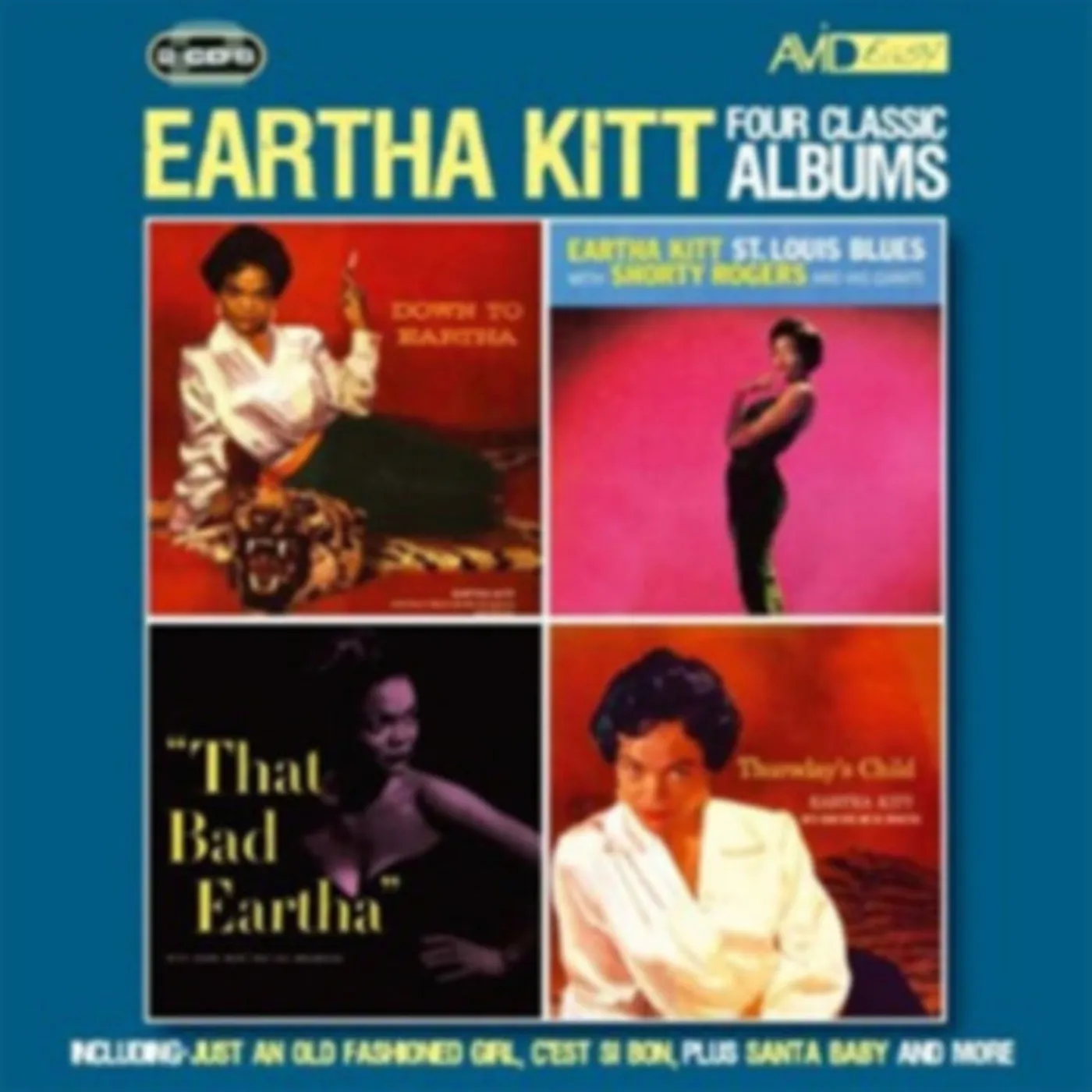 Eartha Kitt CD - Four Classic Albums