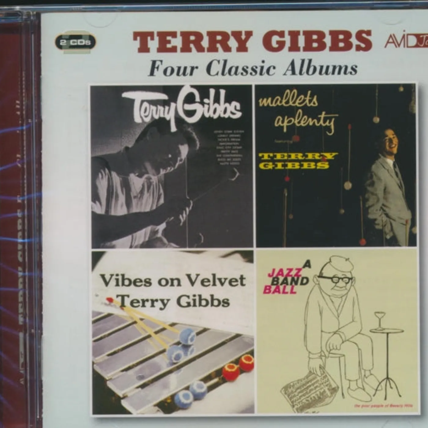Terry Gibbs CD - Four Classic Albums (Terry Gibbs / Mallets A Plenty / Vibes On Velvet / A Jazz Band Ball)