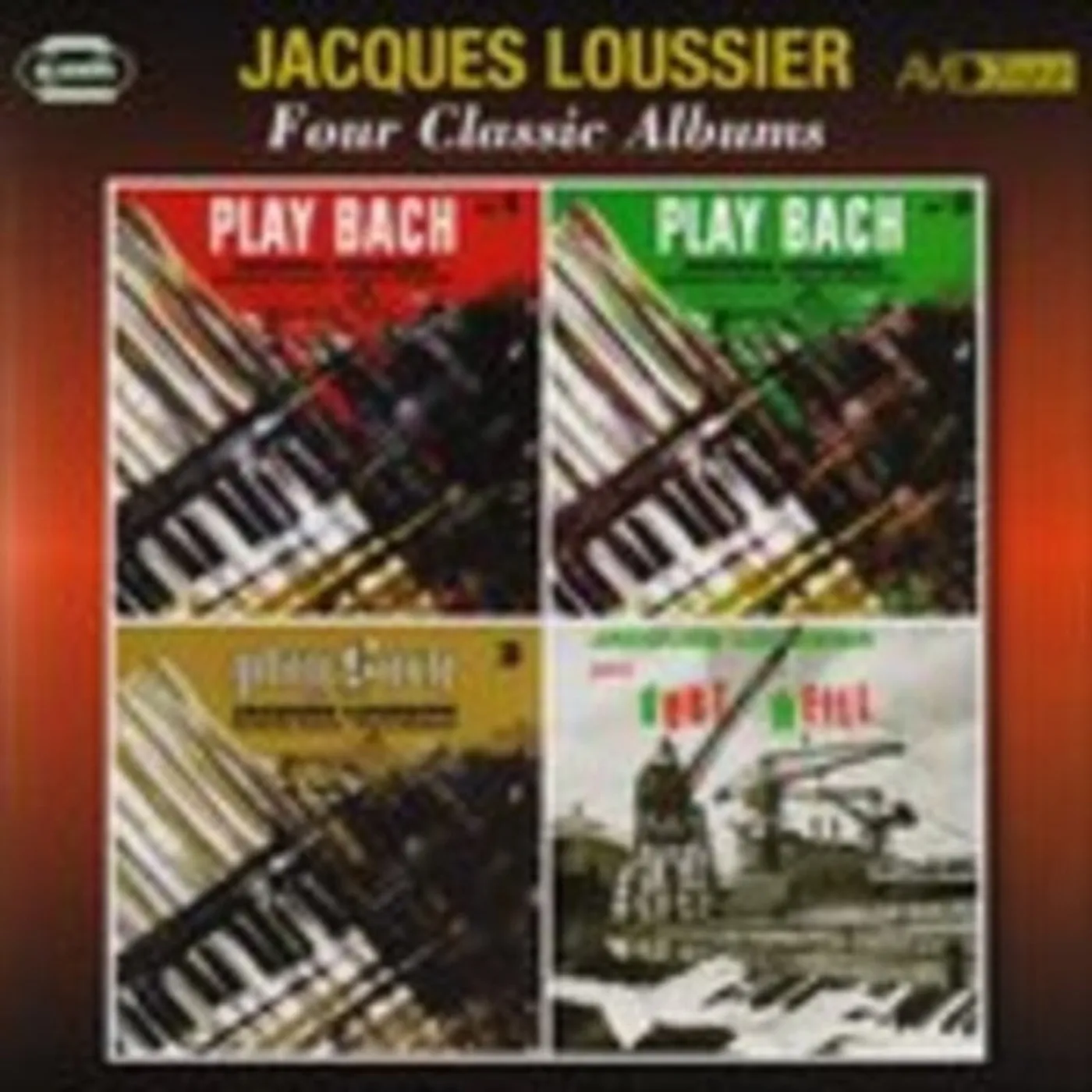 Jacques Loussier CD - Four Classic Albums (Play Bach Vol 1 / Play Bach Vol 2 / Play Bach Vol 3 / Jacques Loussier Joue Kurt Weill)