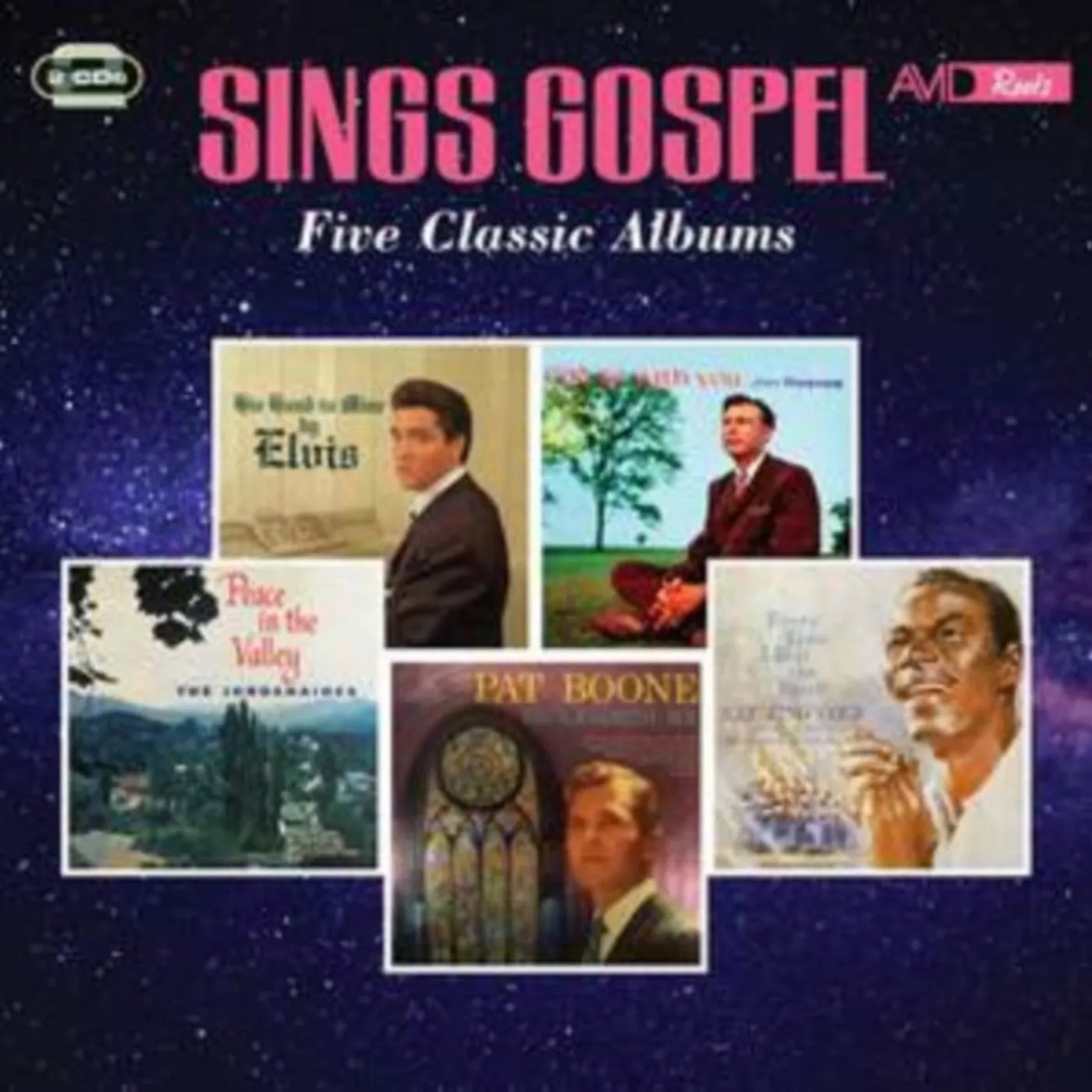 Elvis Presley / Jim Reeves / The Jordanaires / Pat Boone / Nat King Cole CD - Sings Gospel - Five Classic Albums