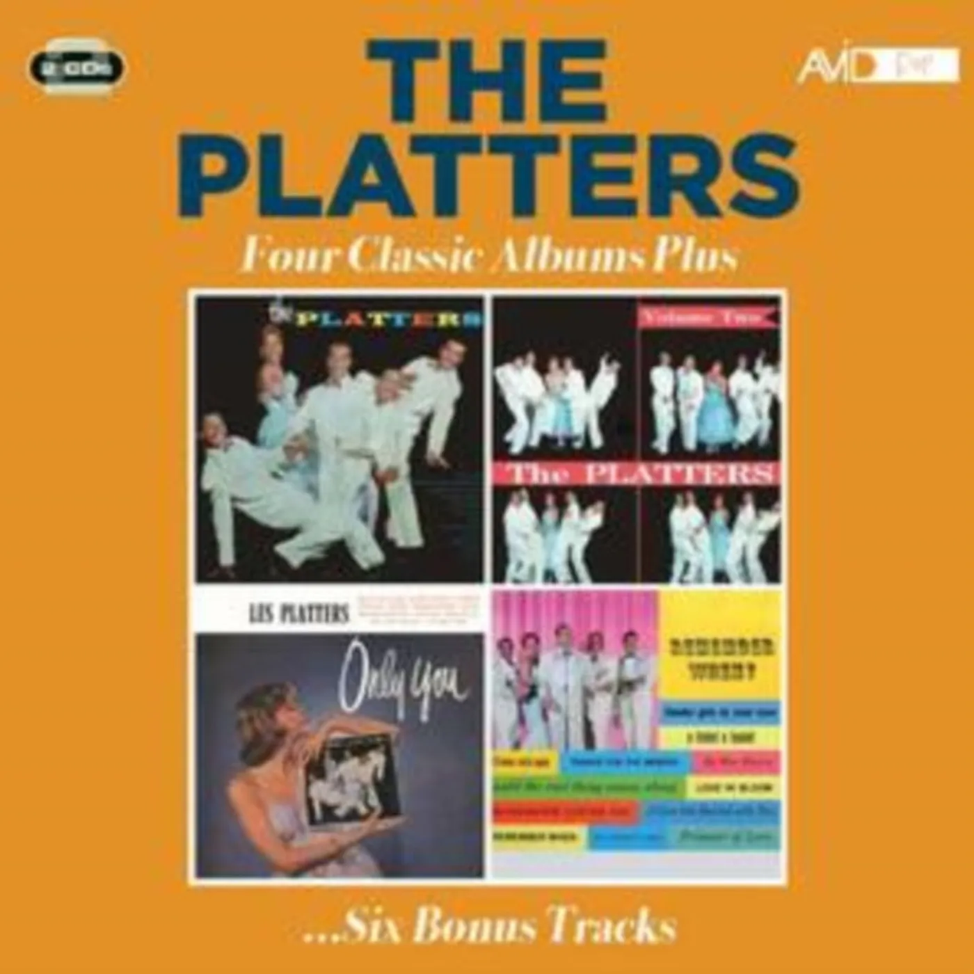 Platters CD - Four Classic Albums Plus (The Platters / Volume 2 / Only You / Remember When)