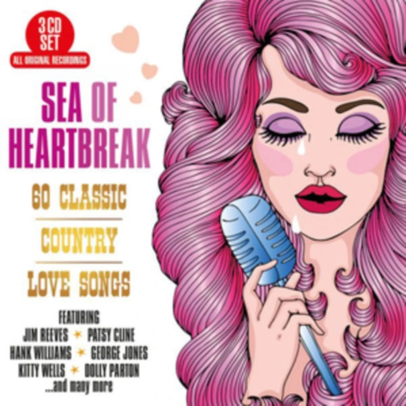 Various Artists CD - Sea Of Heartbreak - 60 Classic Country Love Songs