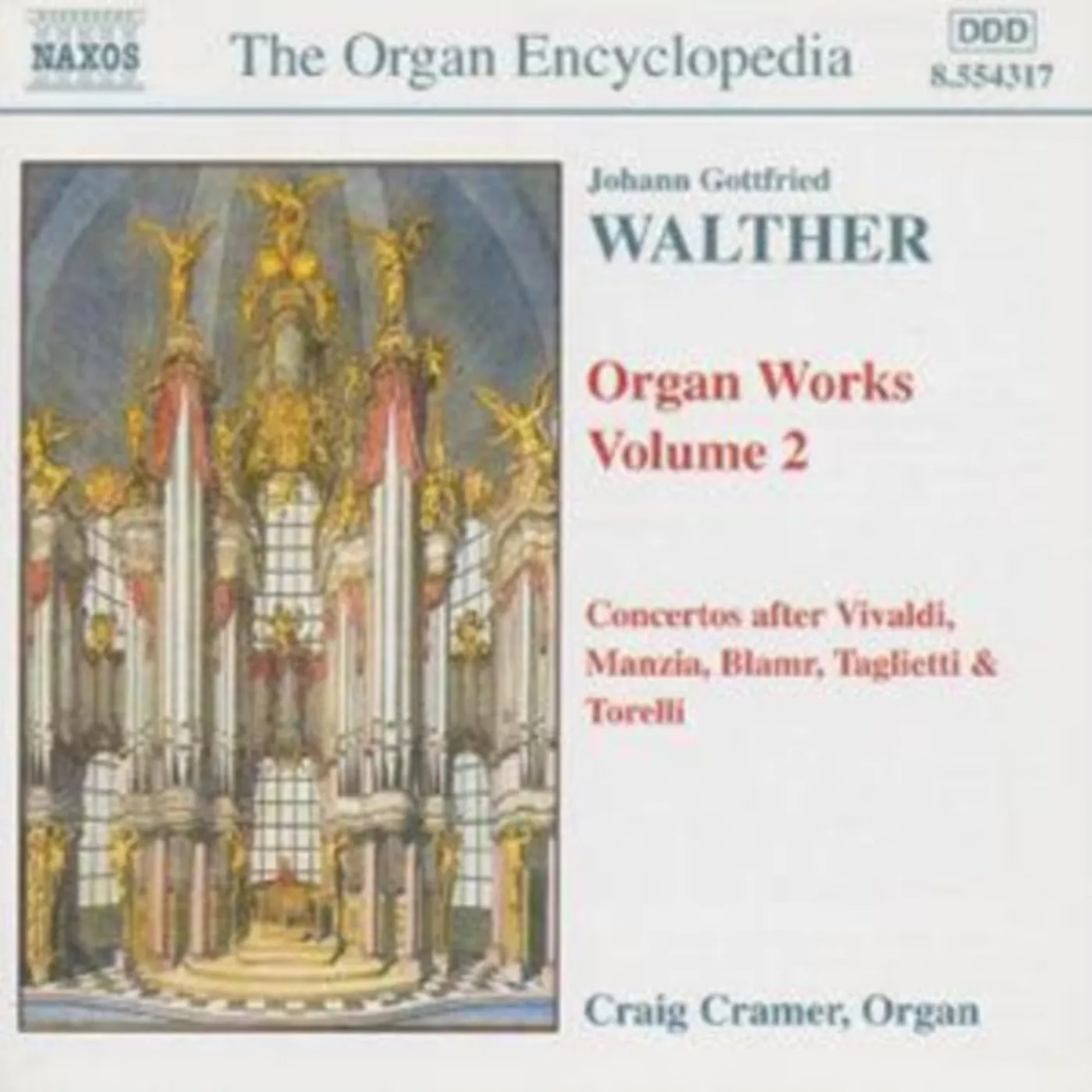 Craig Cramer CD - Waltherorgan Music Vol 2