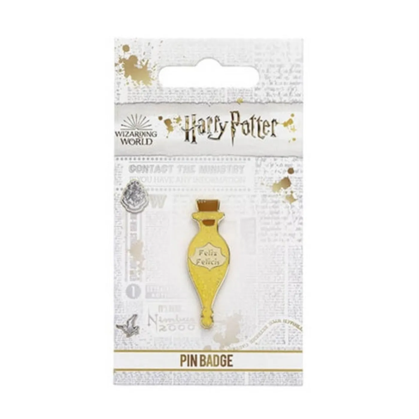Harry Potter Badge Pin Metal - Harry Potter Felix Felicis Pin Badge