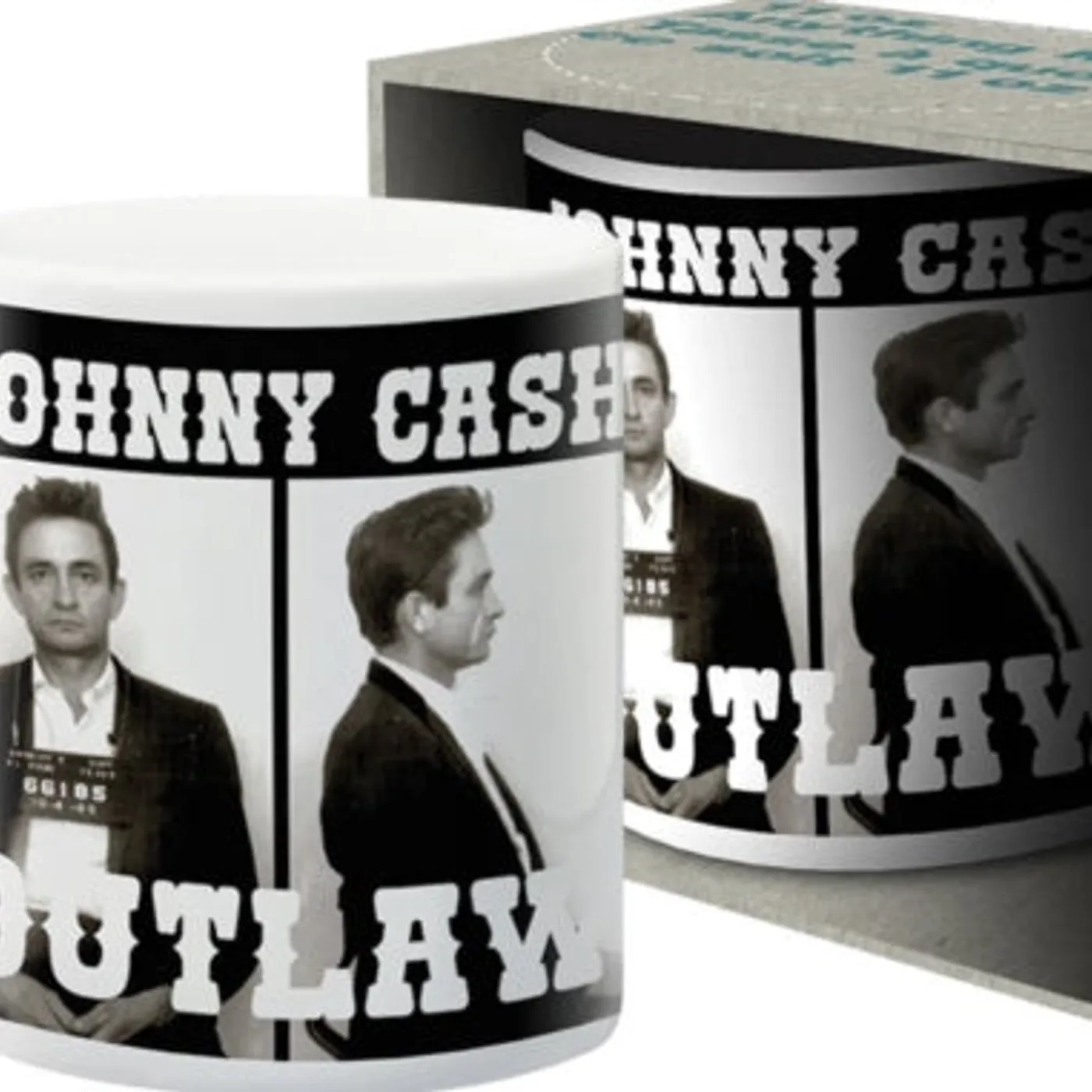 Johnny Cash Mug - Johnny Cash - Outlaw 11Oz Boxed Mug