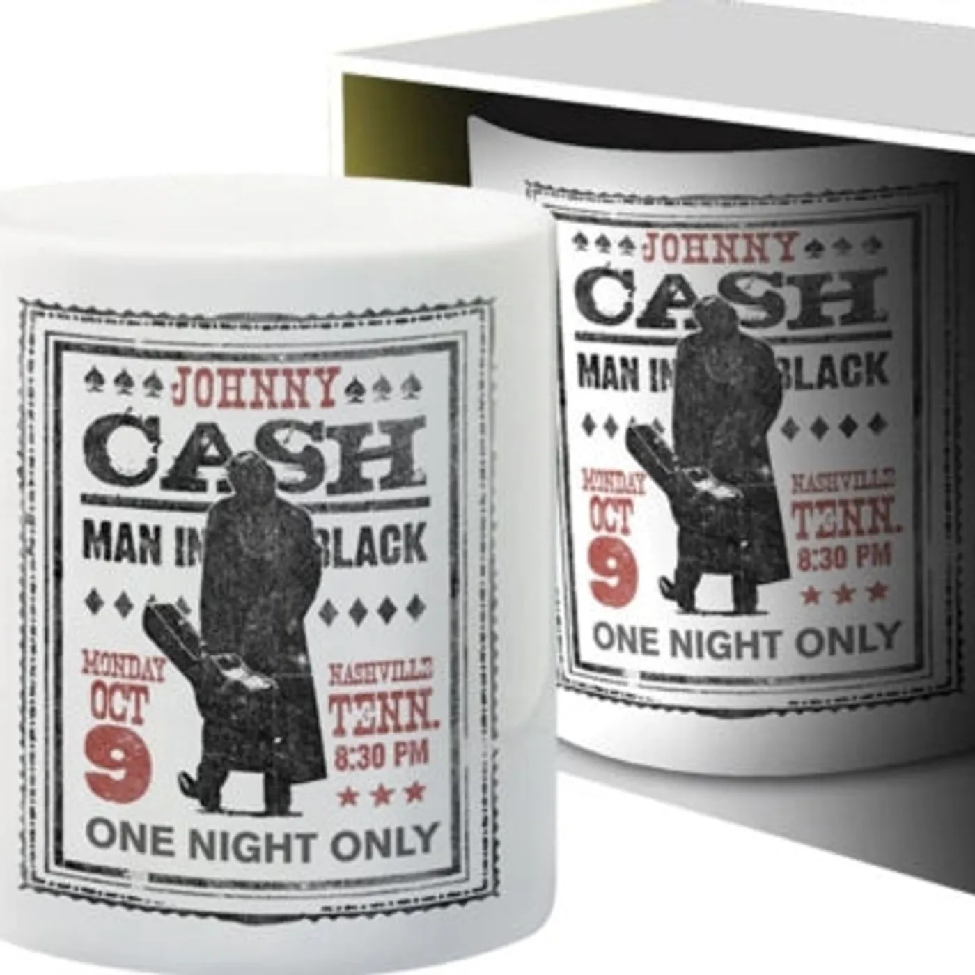 Johnny Cash Mug - Johnny Cash One Night Only 11Oz Boxed Mug