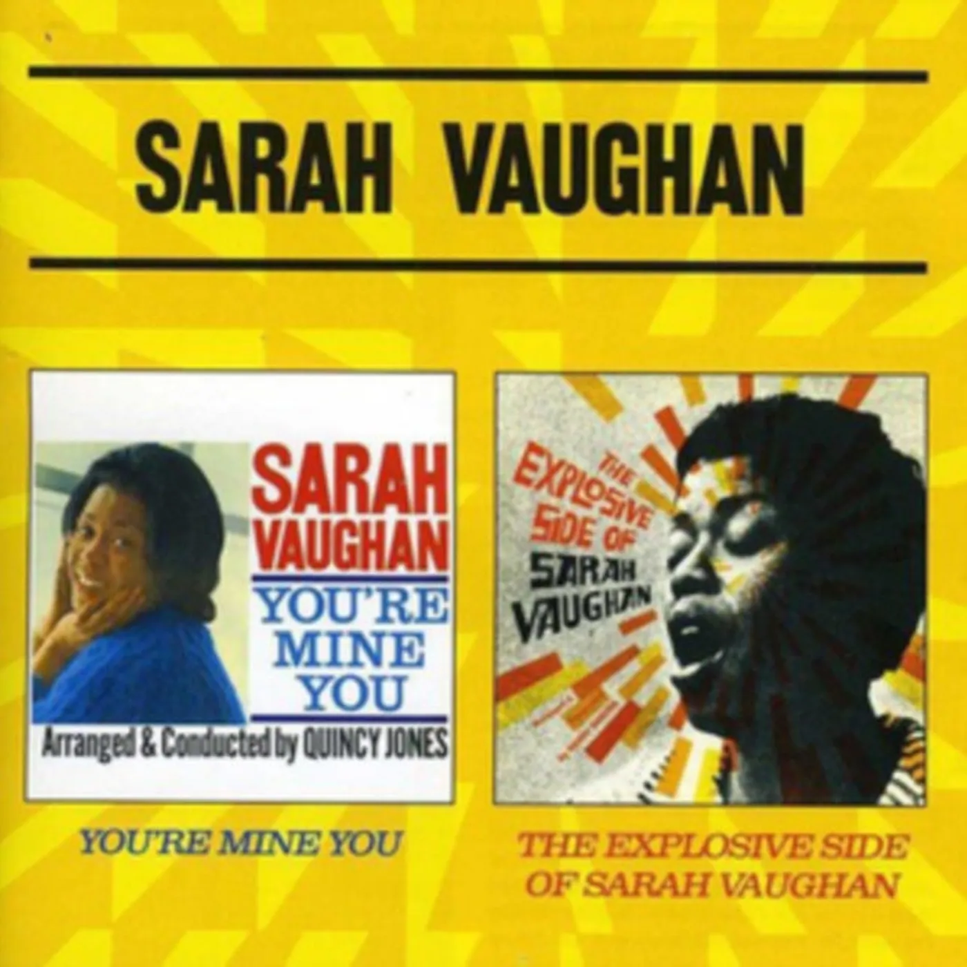 Sarah Vaughan CD - Youre Mine You / The Explosive Side Of Sarah Vaughan