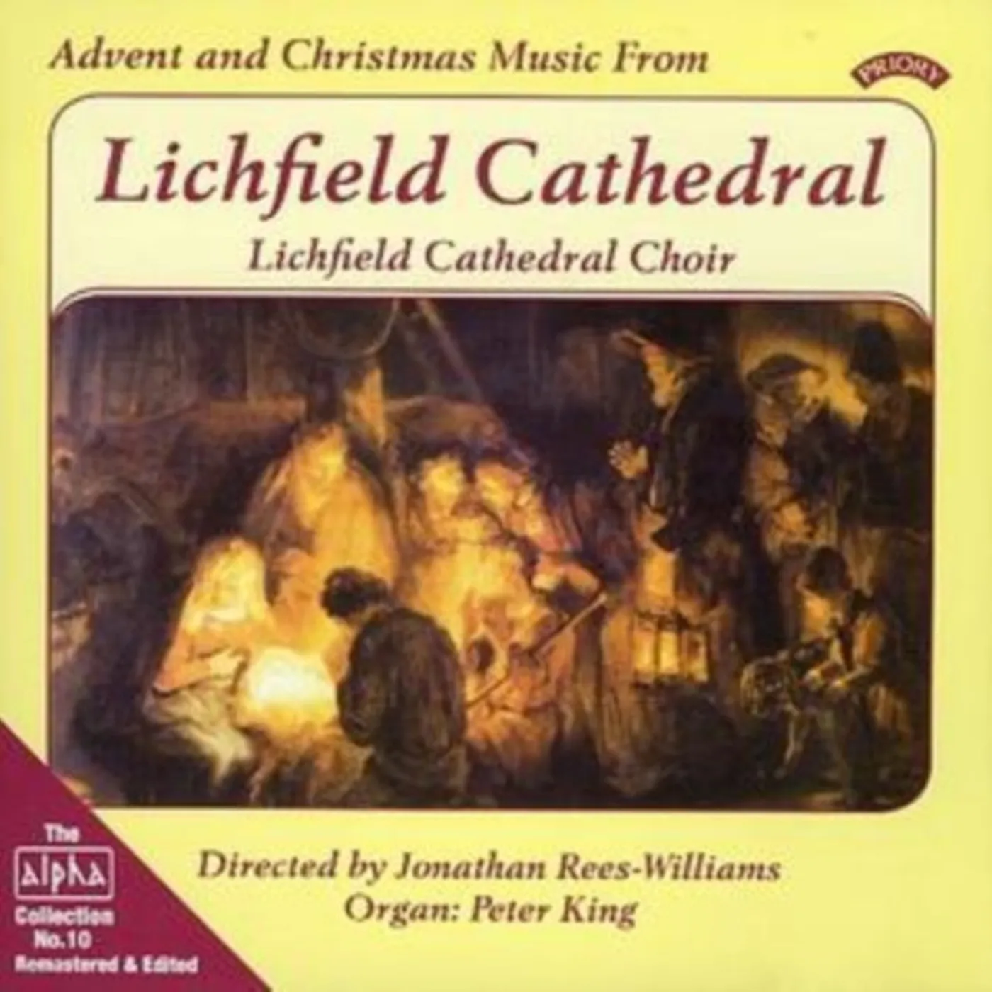Lichfield Cathedral Choir CD - Alpha Collection Vol. 10: Advent And Christmas Music From Lichfield Cathedral
