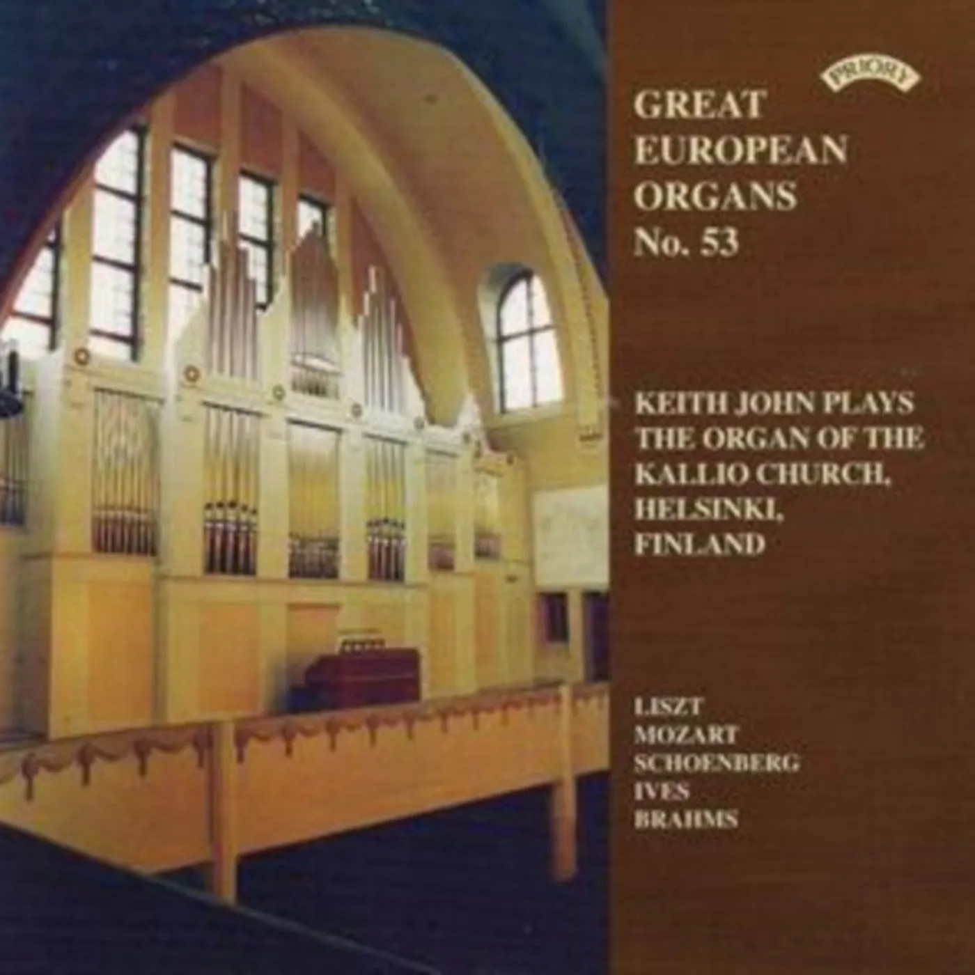 Keith John CD - Great European Organs No. 53: The Kallio Church. Helsinki
