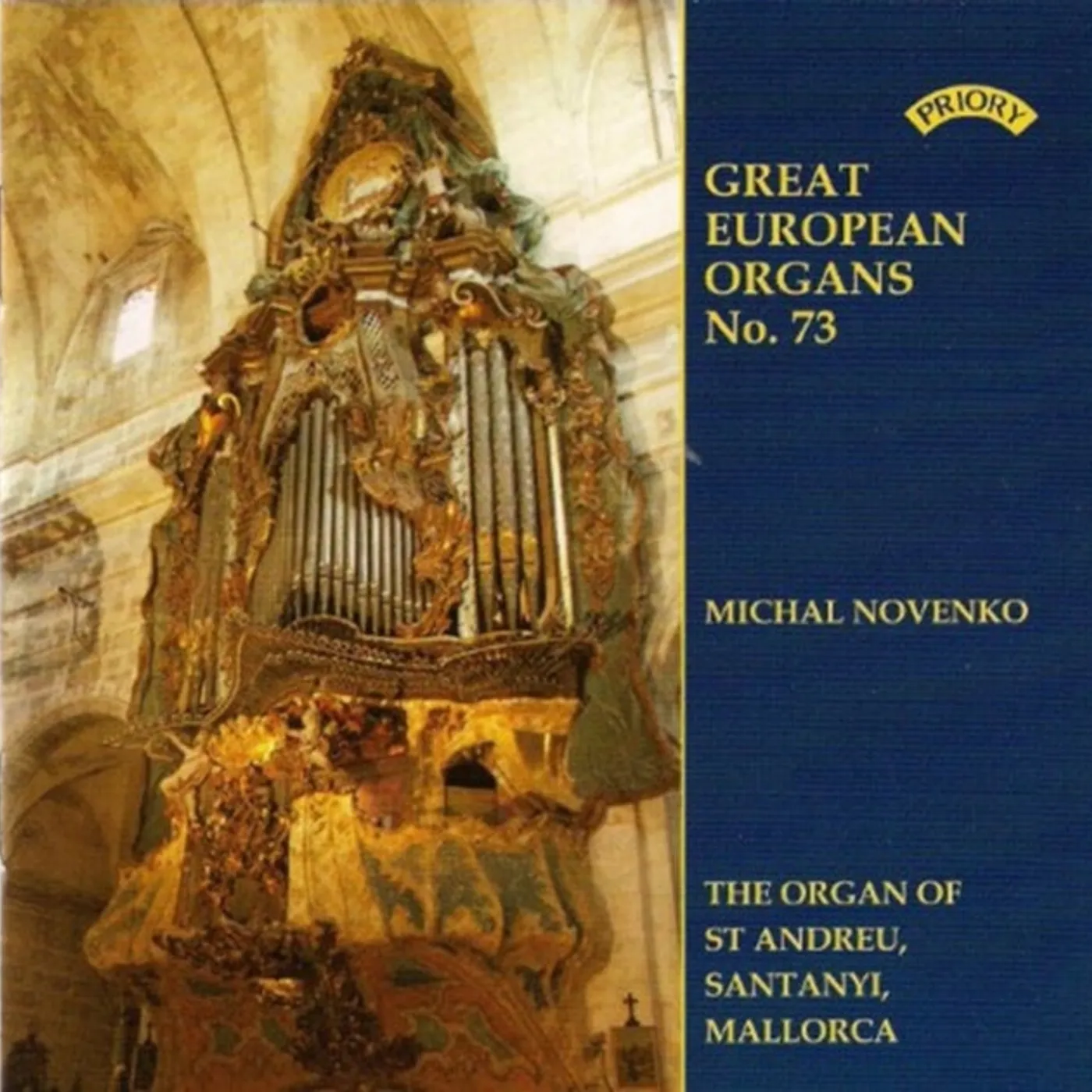 Michal Novenko CD - Great European Organs No. 73: St. Andreu. Santanyi. Mallorca