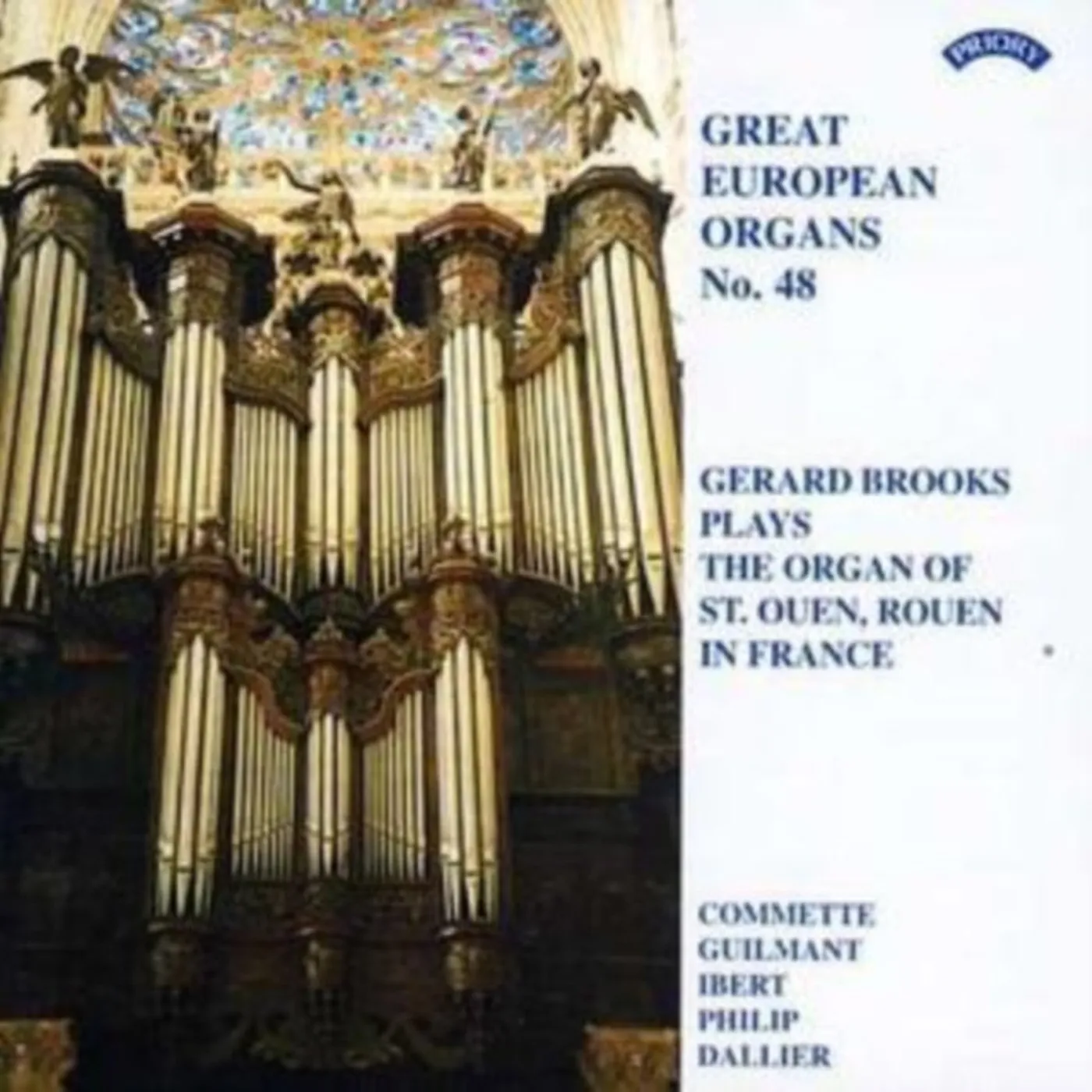Gerard Brooks CD - Great European Organs No. 48: St. Ouen. Rouen