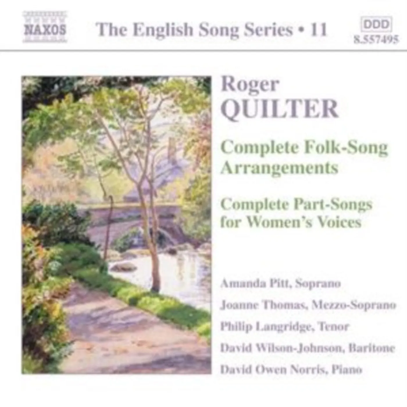 David Owen Norris CD - Quilter / Complete Folk - Song Arrangements