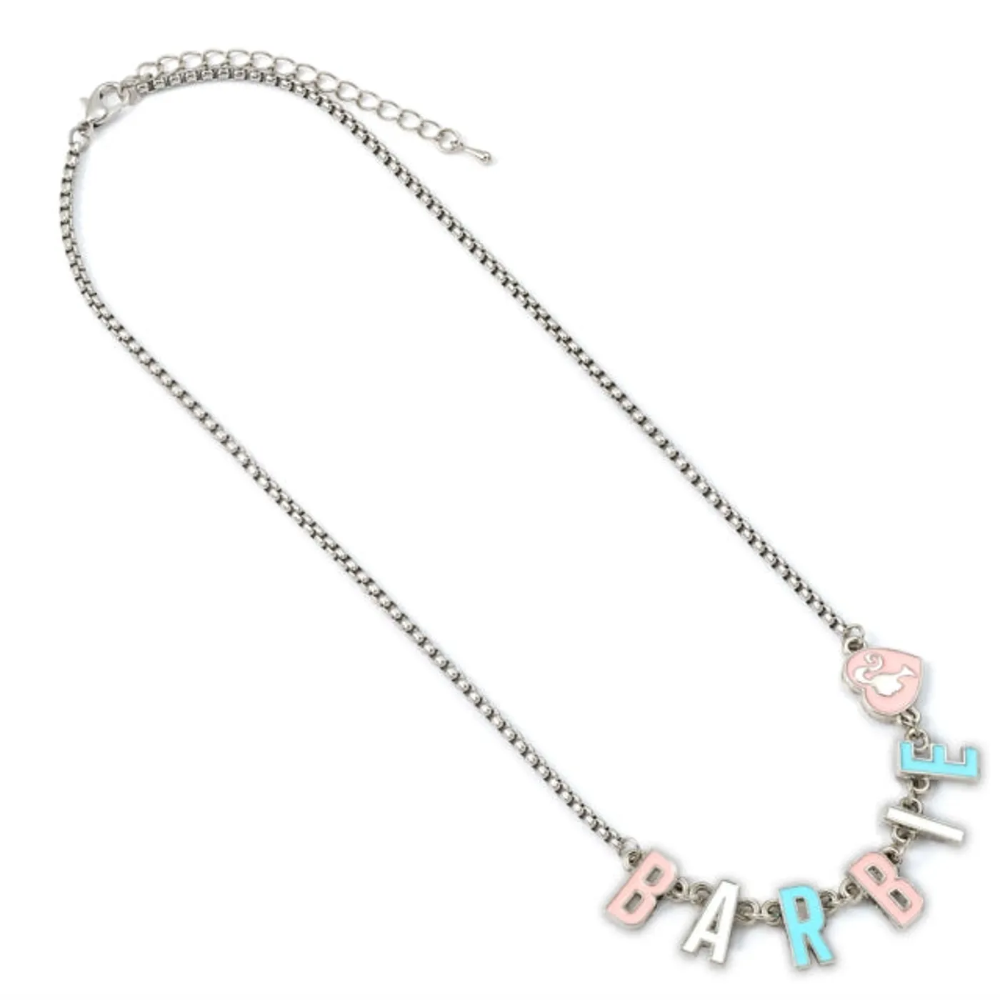 Barbie Necklace - Barbie Enamel Letter Name Necklace