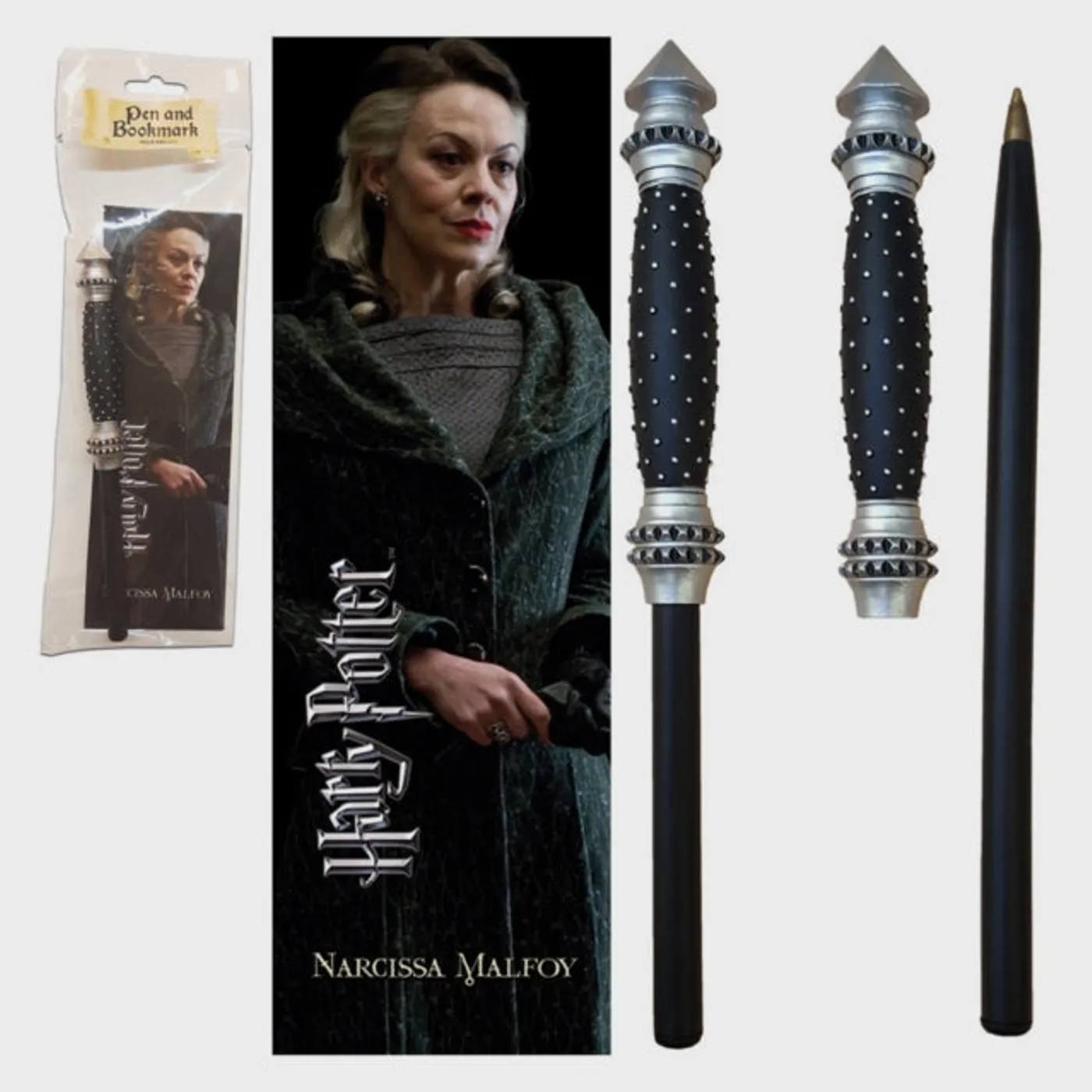 Harry Potter Pen Set - Narcissa Wand Pen And Bookmark