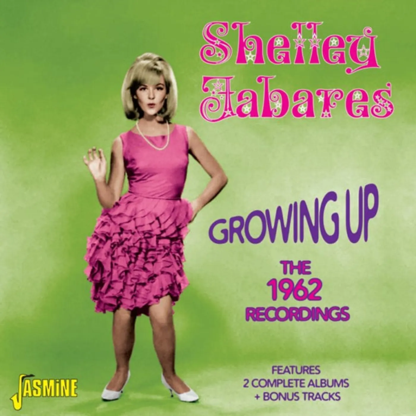 Shelley Fabares CD - Growing Up - The 1962 Recordings. Features 2 Complete Albums & Binus Tracks